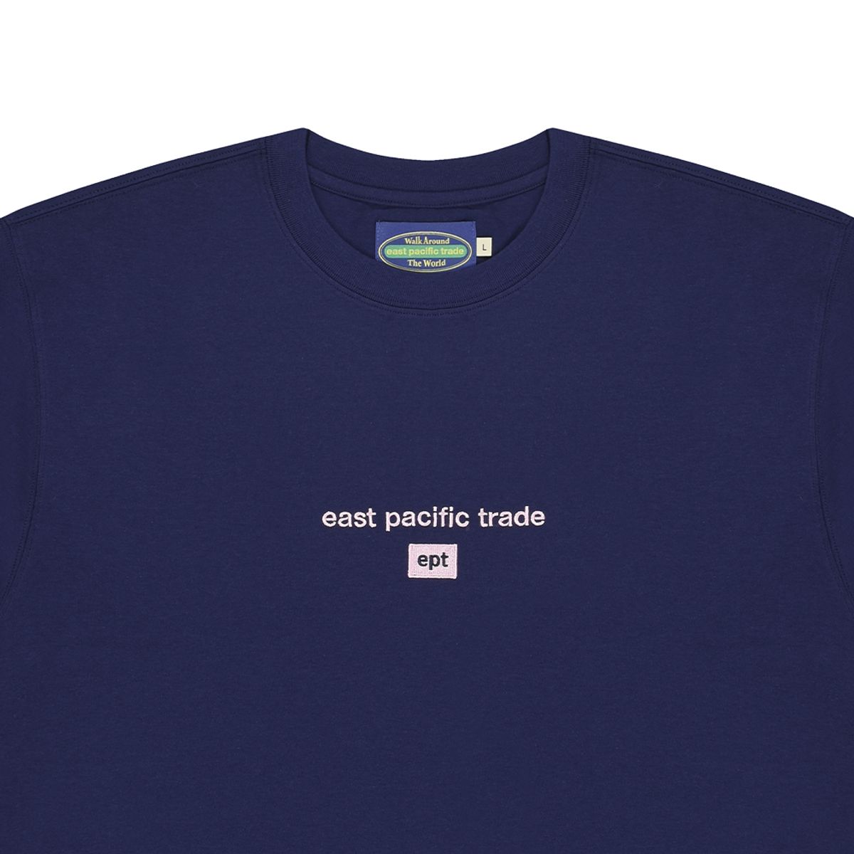이피티(EPT) EMBROIDERED LOGO T-SHIRT (NAVY)