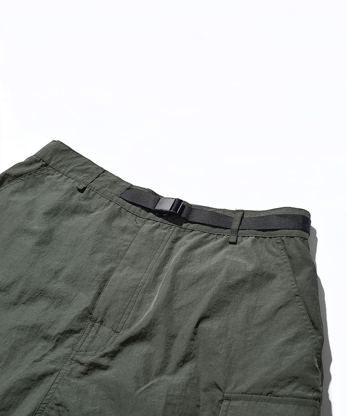 사운즈라이프(SOUNDSLIFE) Utility Mesh Pocket Cargo Shorts Khaki