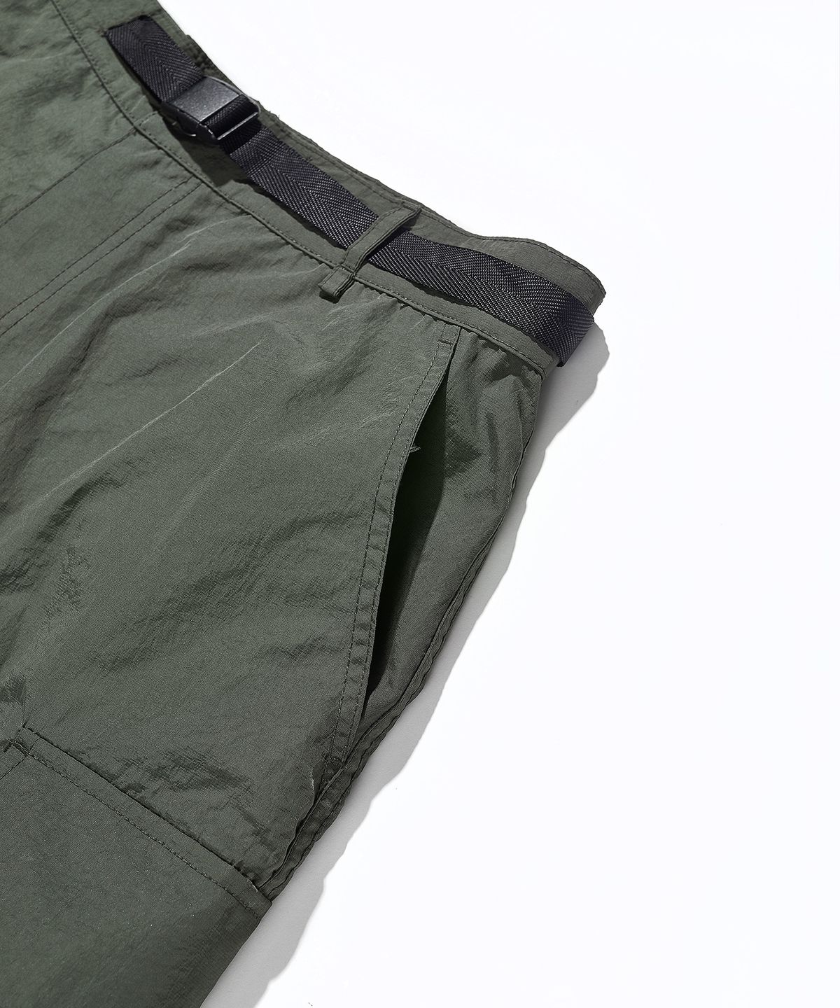 사운즈라이프(SOUNDSLIFE) Utility Mesh Pocket Cargo Shorts Khaki