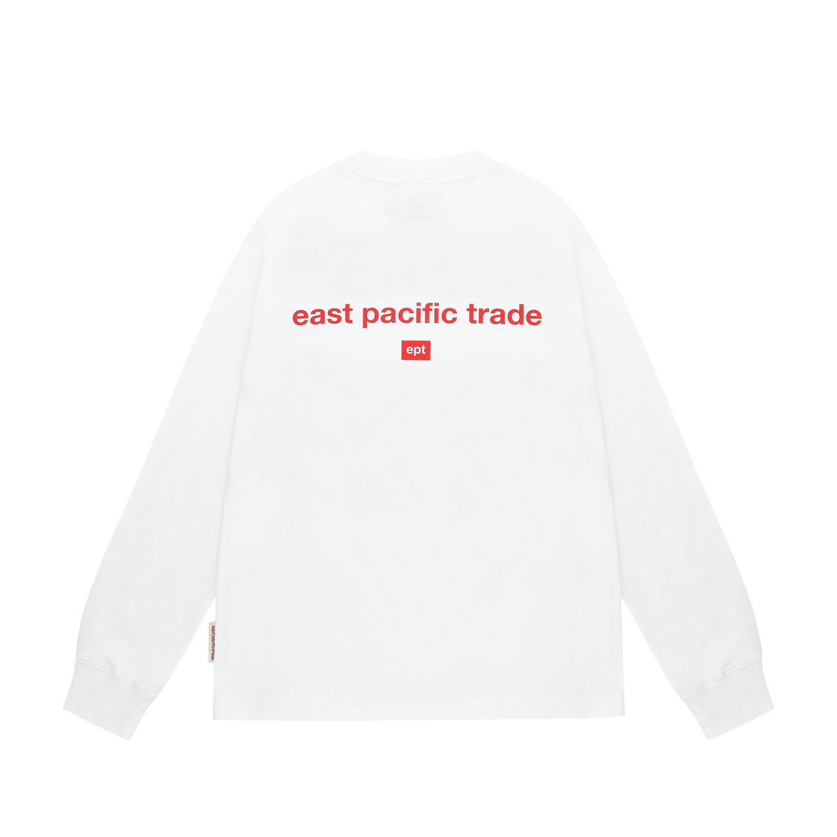 이피티(EPT) BOX LOGO LONG SLEEVE (WHITE)