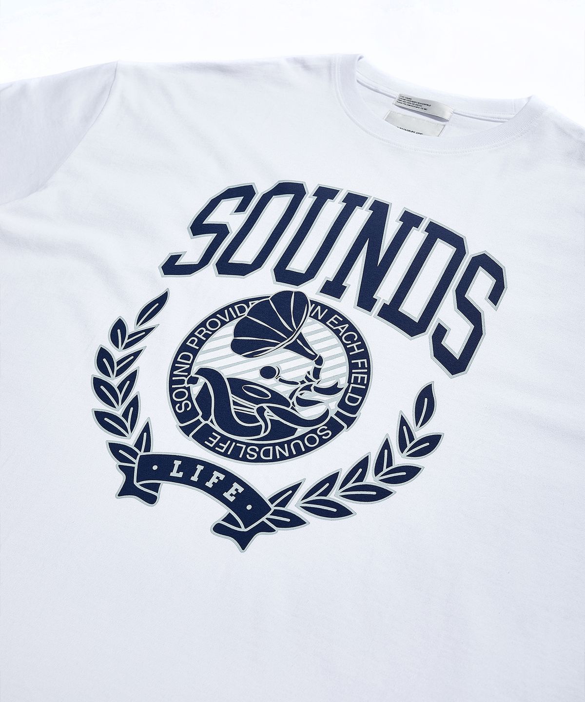 사운즈라이프(SOUNDSLIFE) Sounds Graphic T-Shirt White
