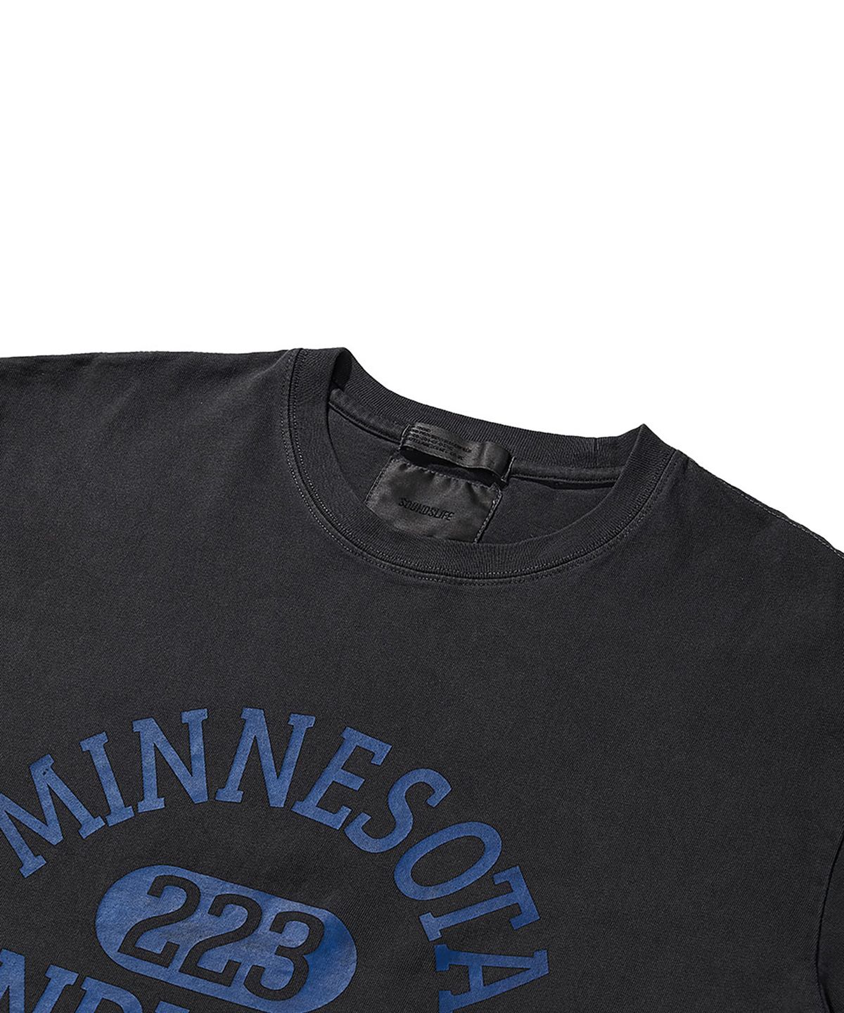 사운즈라이프(SOUNDSLIFE) Pigment Dyeing T-Shirts (M223) Charcoal