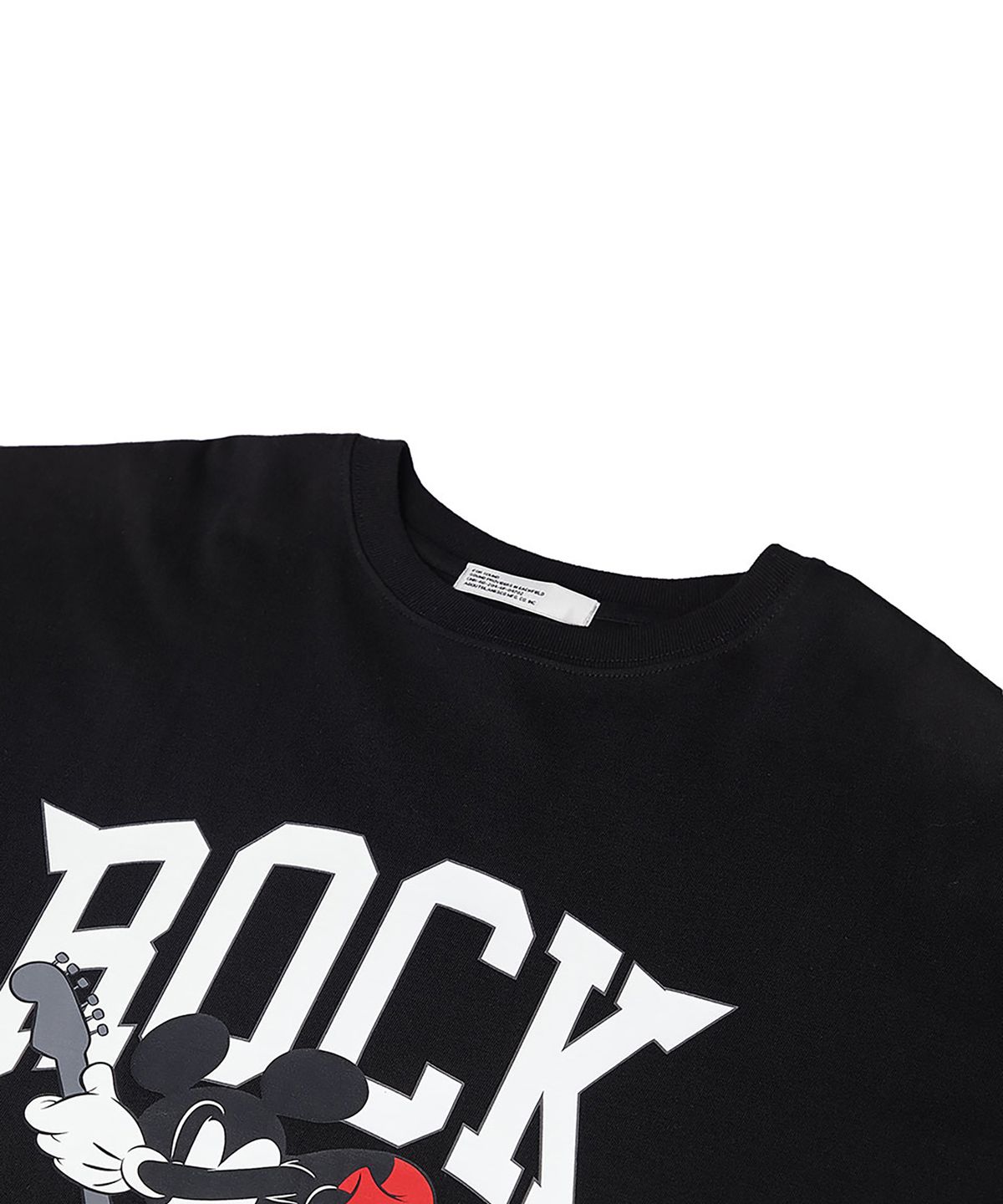 사운즈라이프(SOUNDSLIFE) Mickey Rock T-Shirt Black