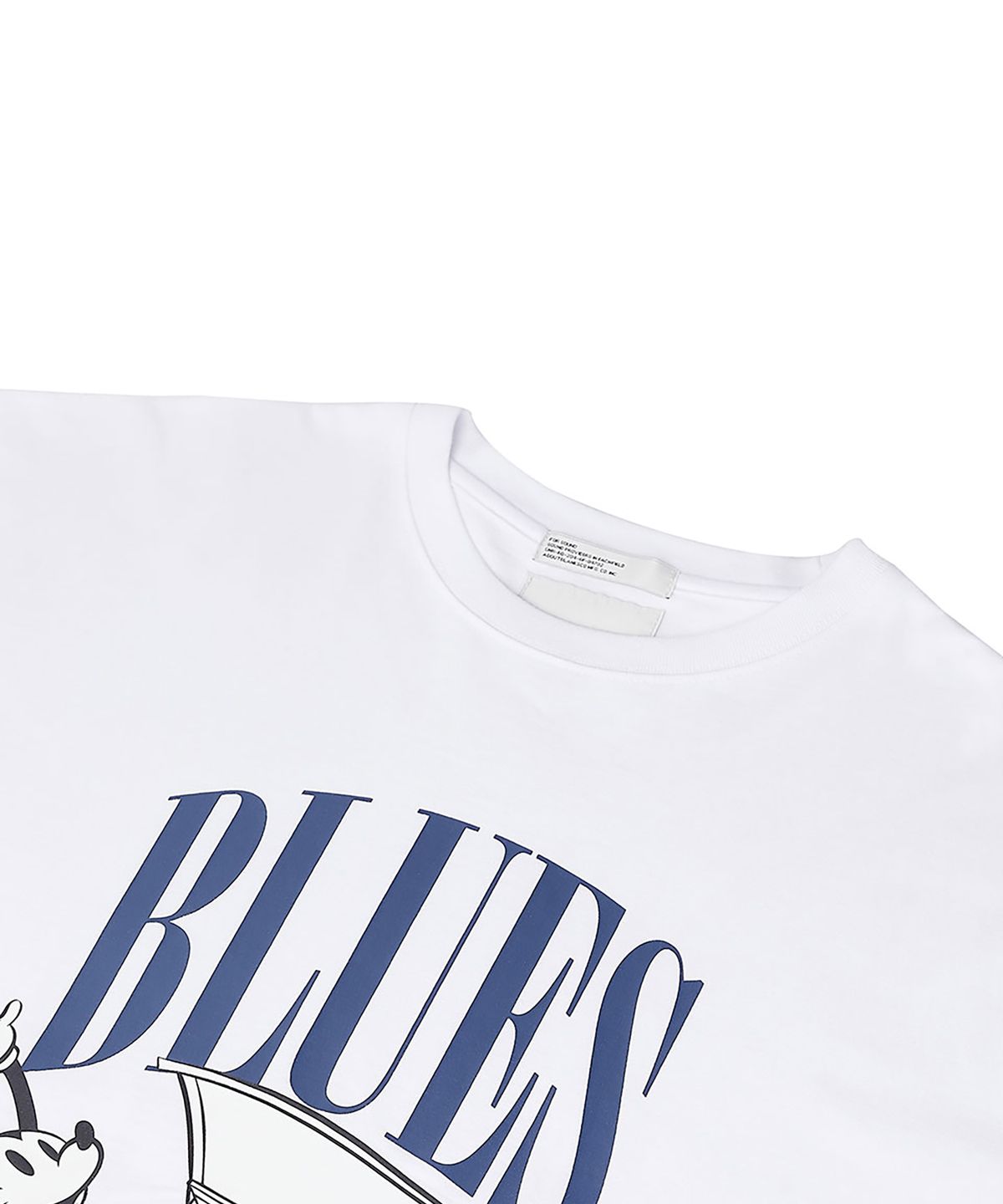 사운즈라이프(SOUNDSLIFE) Mickey Blues T-Shirt White