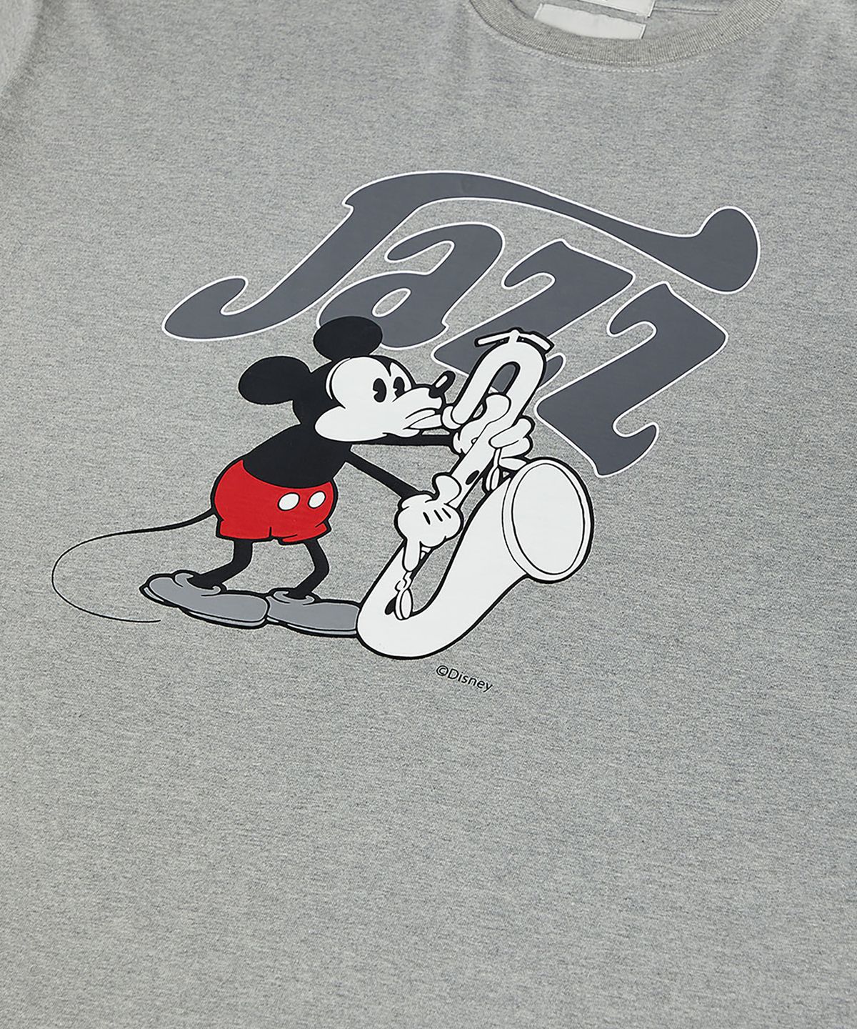 사운즈라이프(SOUNDSLIFE) Mickey Jazz T-Shirt Melange Grey