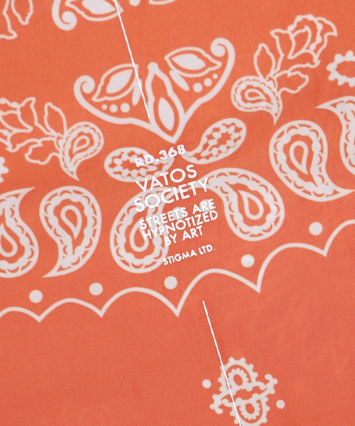 스티그마(STIGMA) 23 PAISLEY ANORAK ORANGE