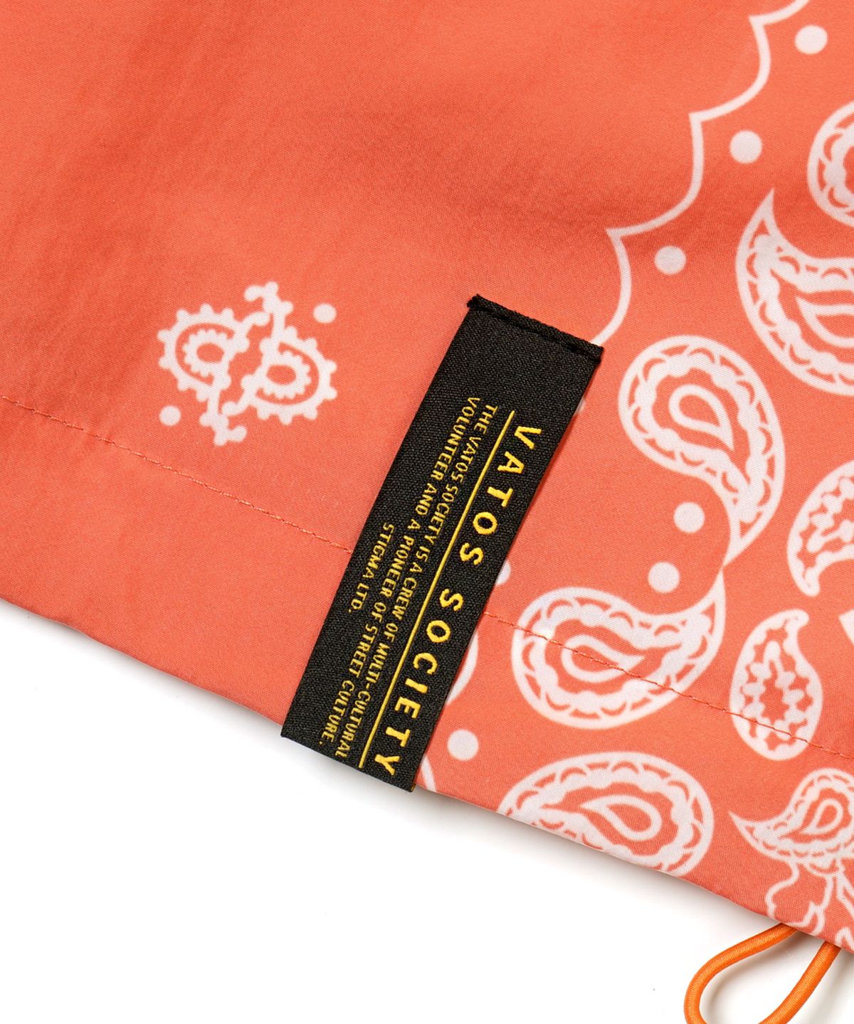 스티그마(STIGMA) 23 PAISLEY ANORAK ORANGE