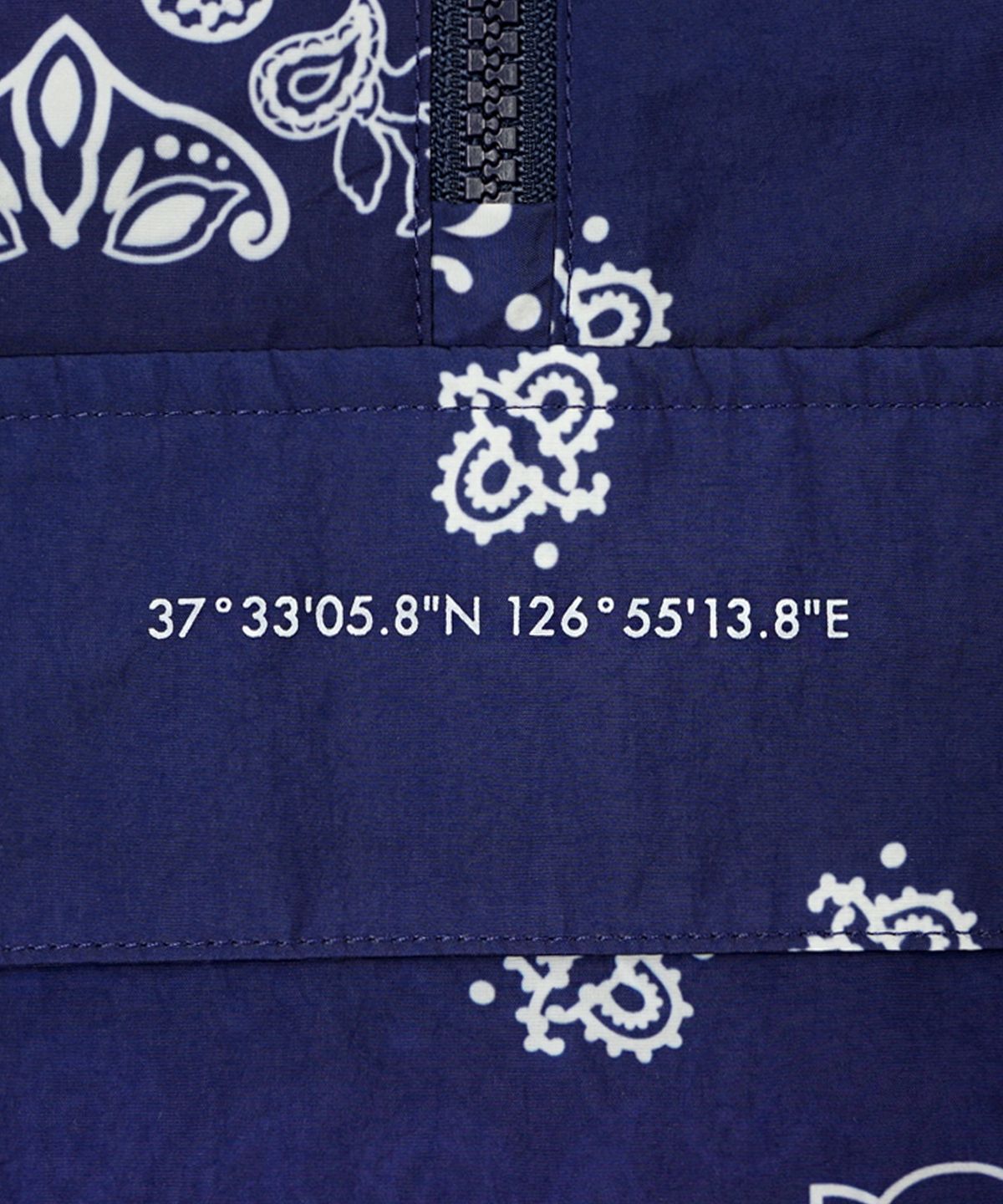 스티그마(STIGMA) 23 PAISLEY ANORAK NAVY