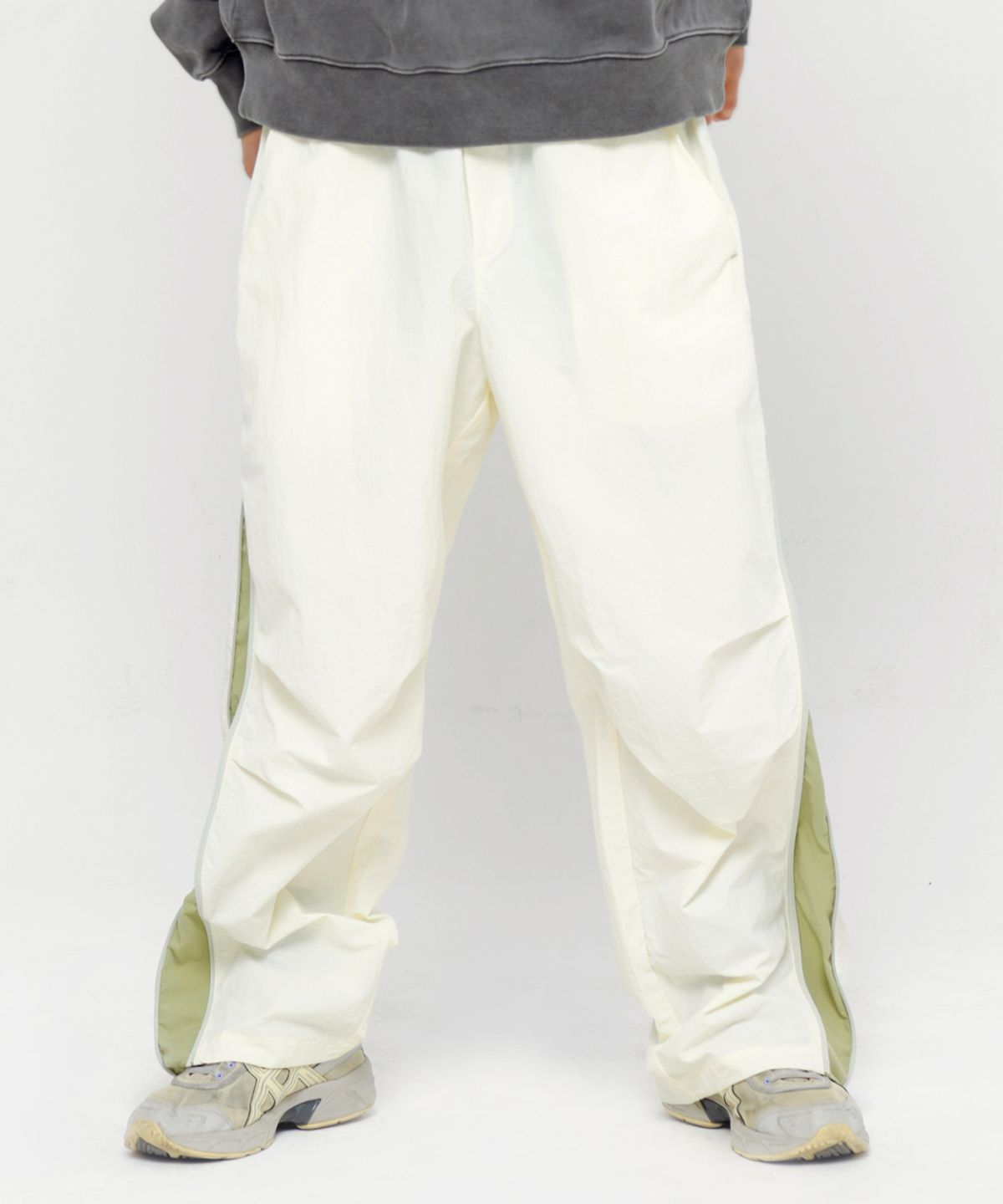 빅유니온(BIG UNION) WIDE BLOCK PANTS / IVORY