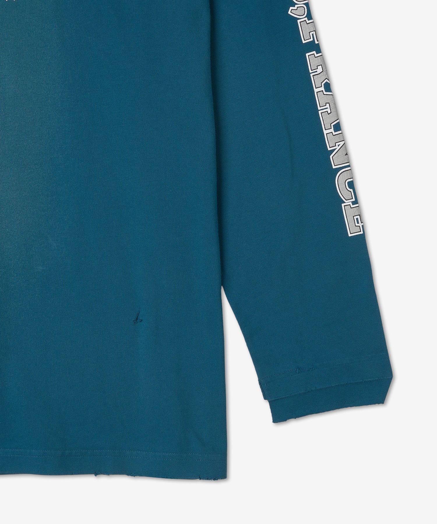 ■BALENCIAGA■ Maison Logo Long Sleeve T-Shirt Blue 681046TL MUSINSA | BALENCIAGA Maison Logo Long Sleeve T-Shirt - Blue