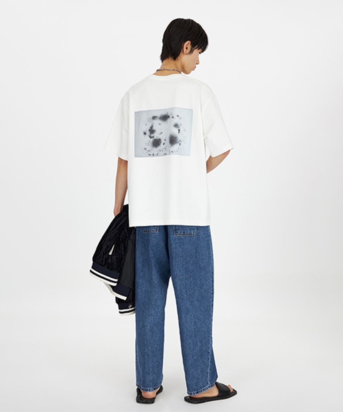 유스(YOUTH) Dust Printing Panel T-Shirt
