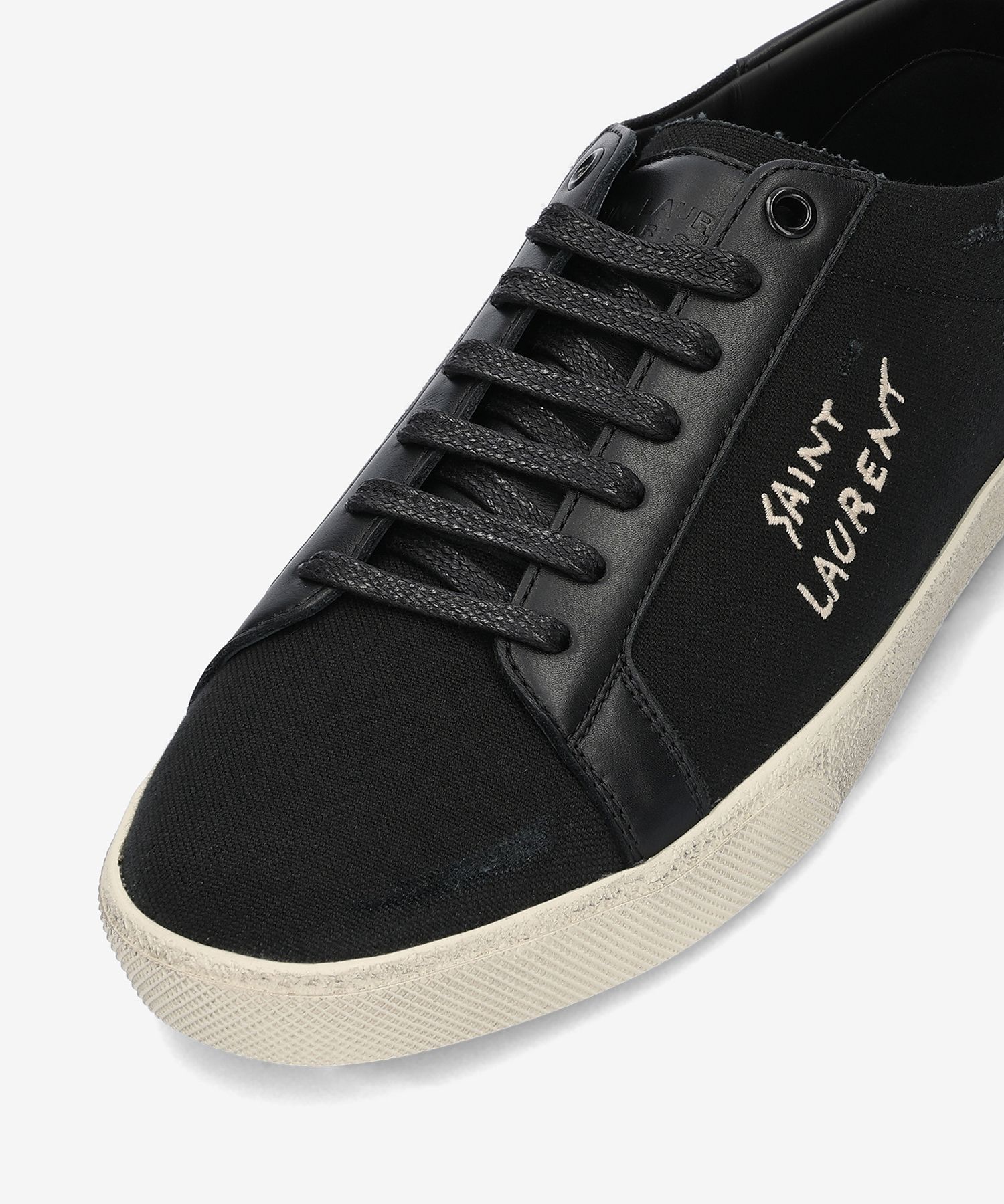■Saint Laurent■ Destroyed Low Top Sneakers Black 611106GUP MUSINSA | SAINT LAURENT Destroyed Low Top Sneakers - Black