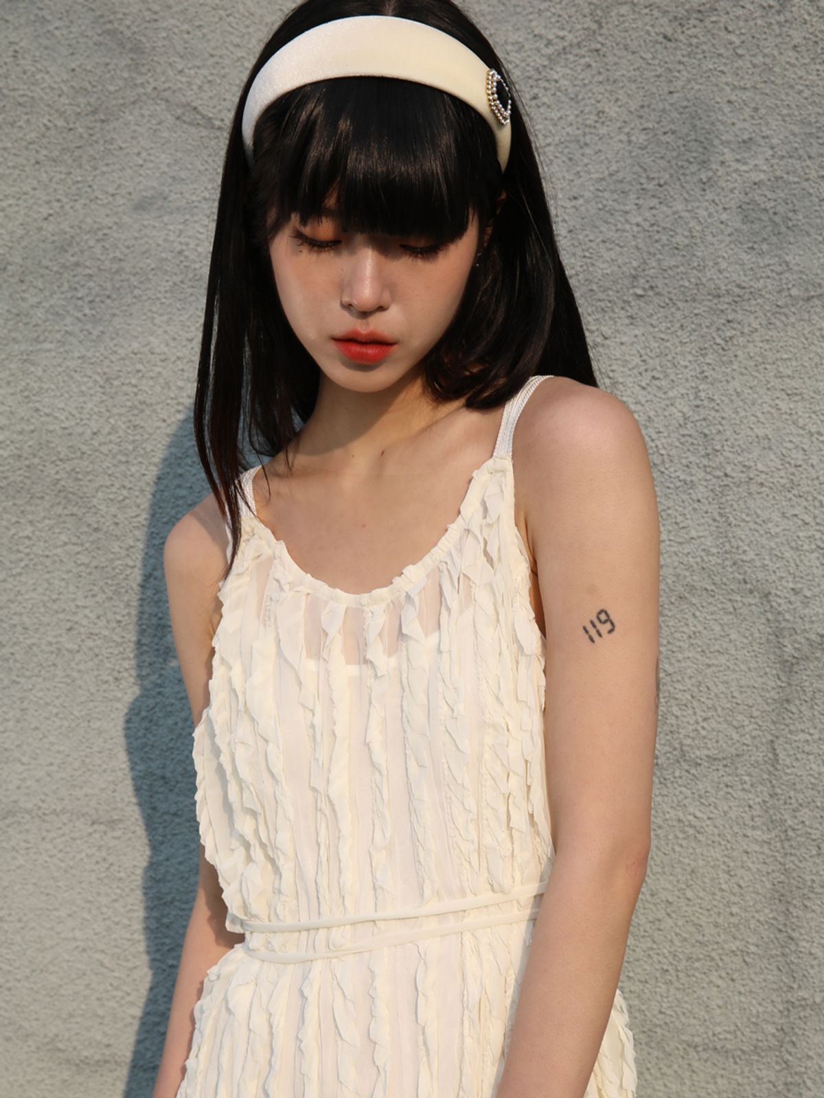 쏘리, 투 머치 러브(SORRY, TOO MUCH LOVE) Velvet Volume  Hairband_Cream