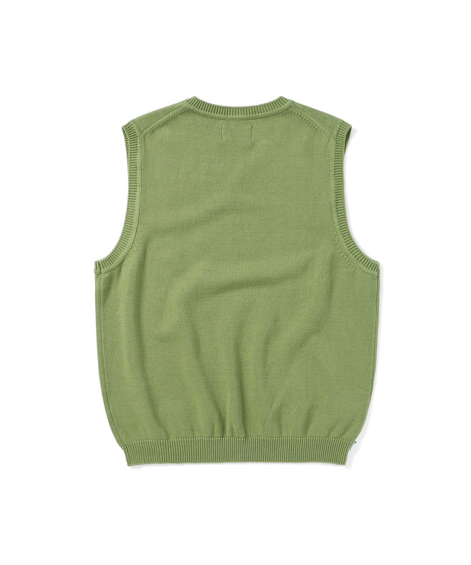 MUSINSA | thisisneverthat® That Knit Vest Green