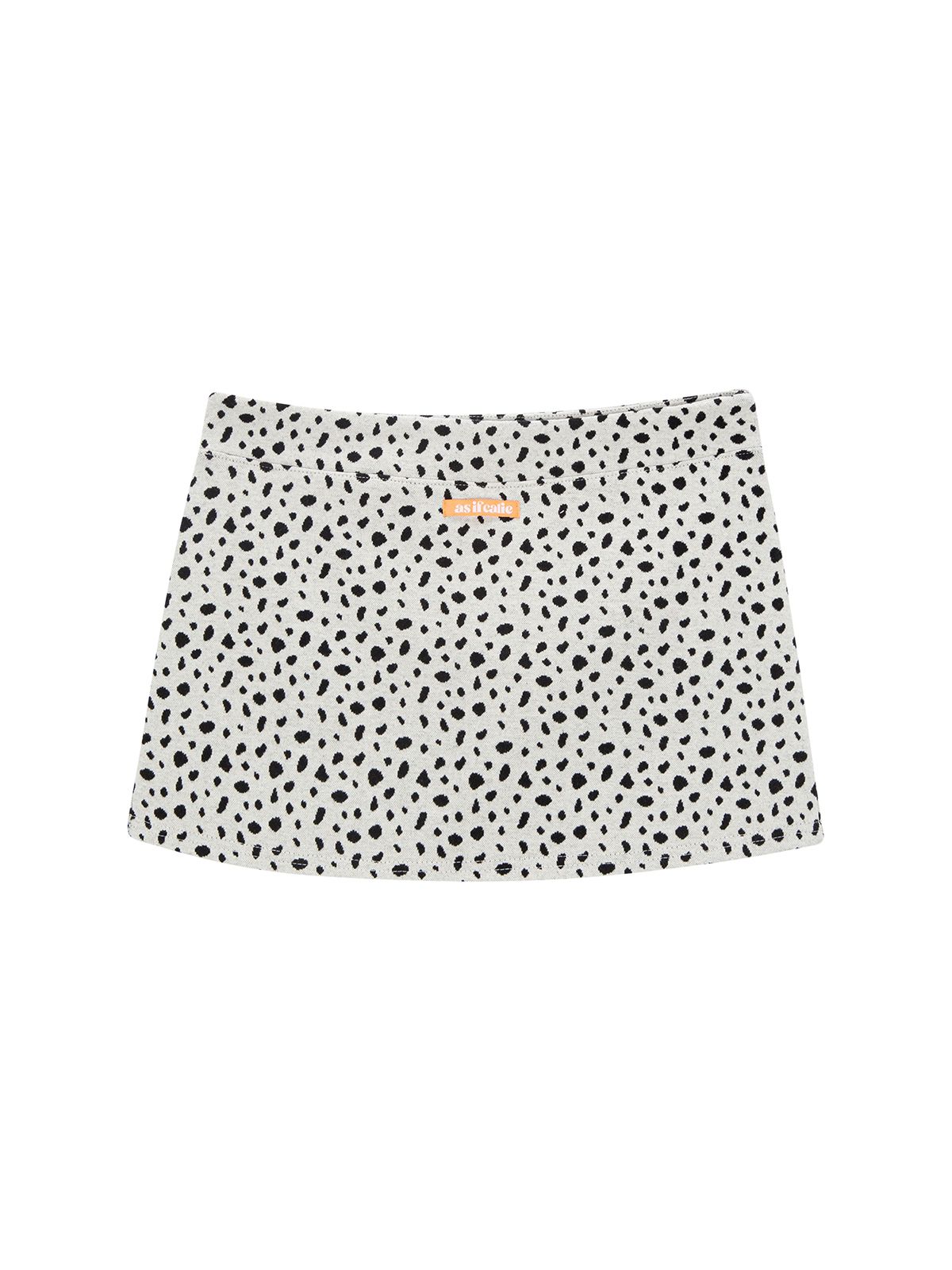 에즈이프 캘리(ASIF CALIE) MEDAL SHORT SKIRT PANTS LEOPARD
