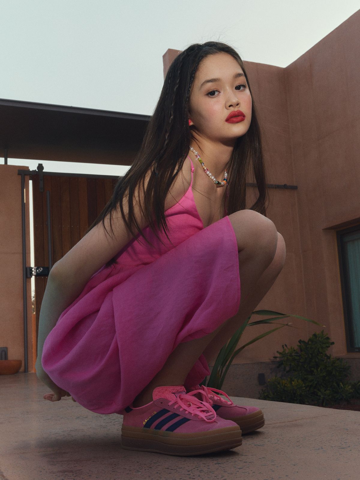 에즈이프 캘리(ASIF CALIE) CALIE MIDI DRESS PINK