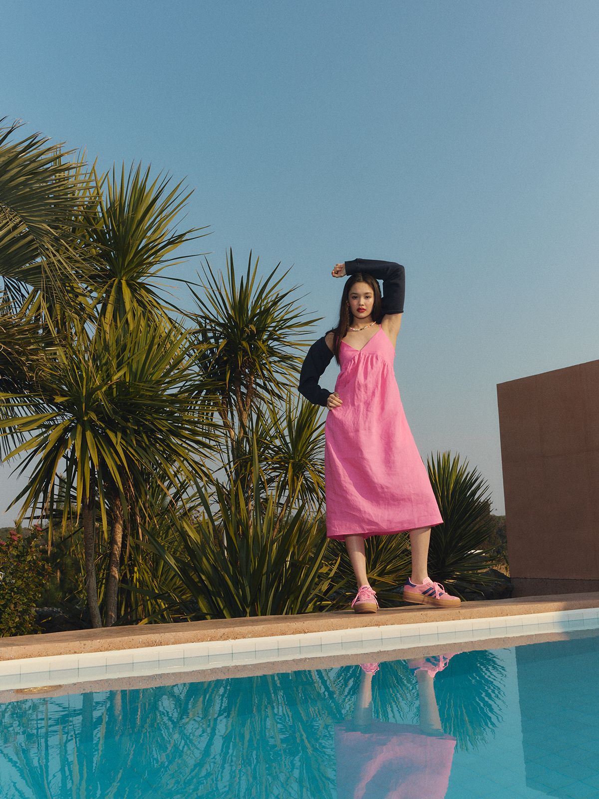 에즈이프 캘리(ASIF CALIE) CALIE MIDI DRESS PINK