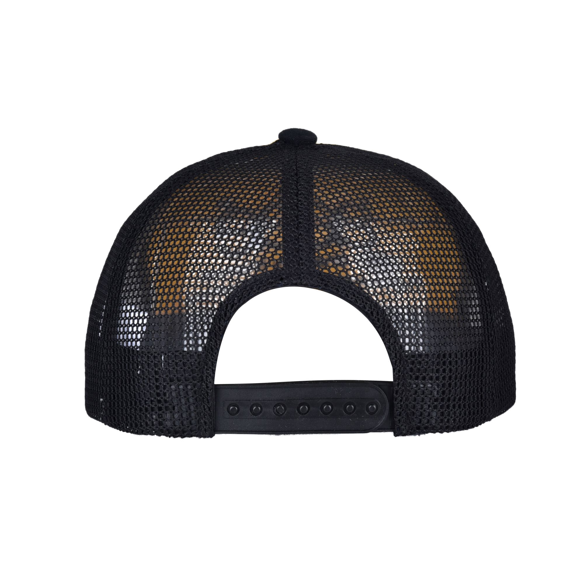 MUSINSA公式 | AEAE WEB LOGO MESH CAP - [YELLOW/BLACK]