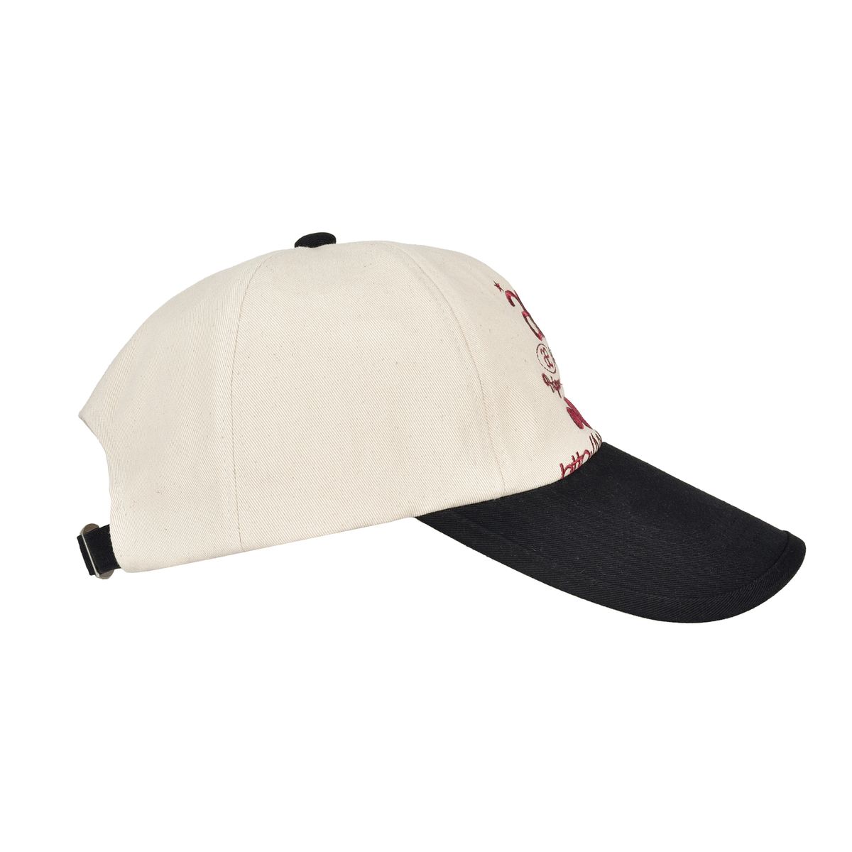 에이이에이이(AEAE) WEB LOGO 5 PANNEL BALL CAP - [ECRU/BLACK]