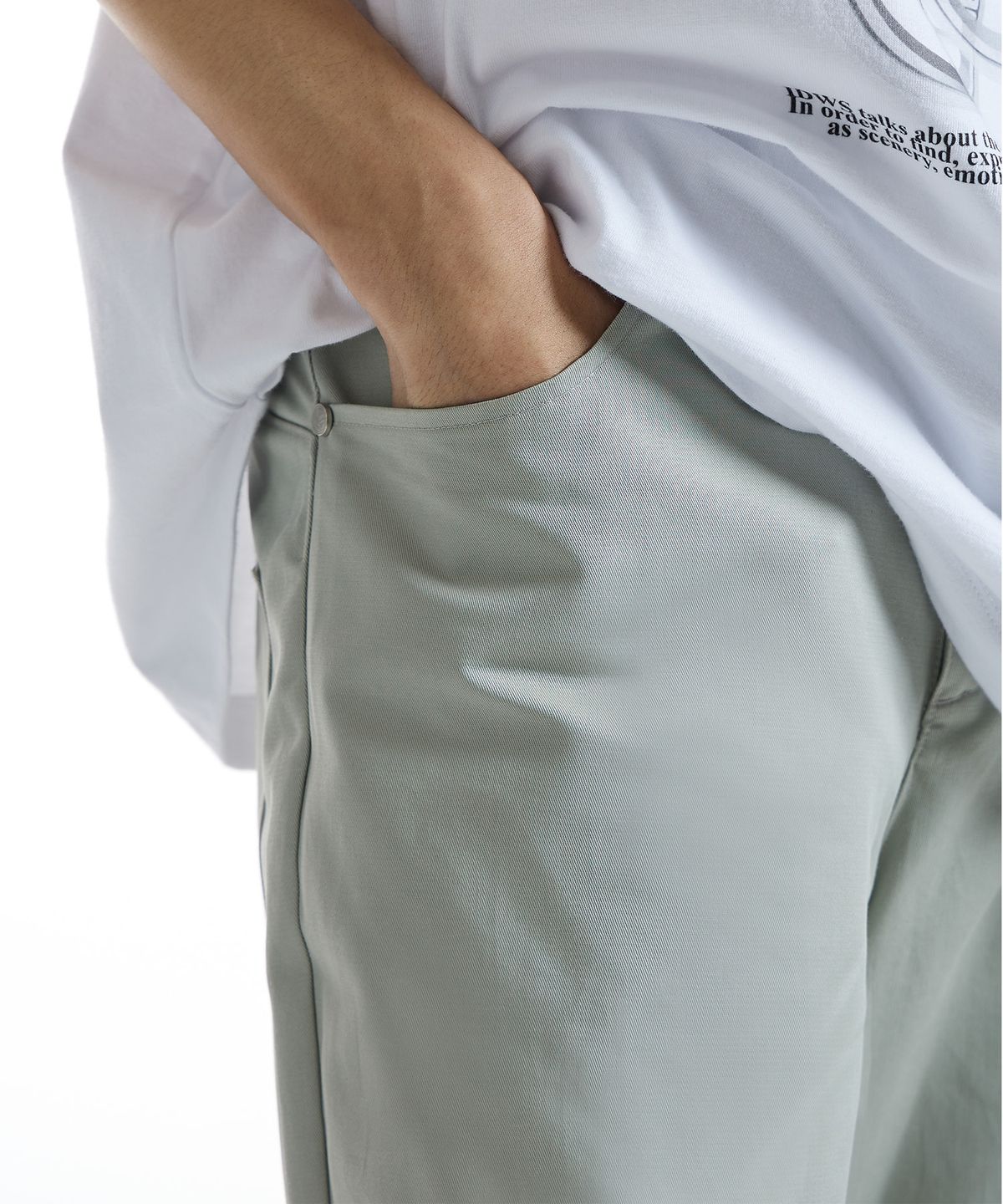 아이돈워너셀(IDWS) SHADE TROUSER GRAY