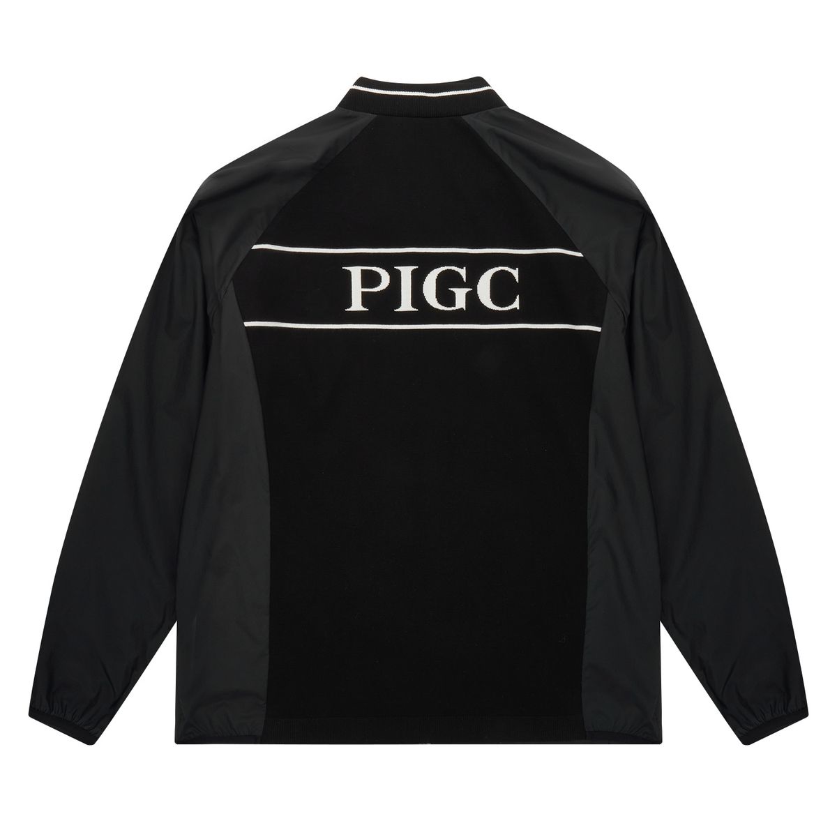 피아이지씨(PIGC) 남성 초경량 니트 하이브리드 점퍼 블랙(SM0DJP20339)