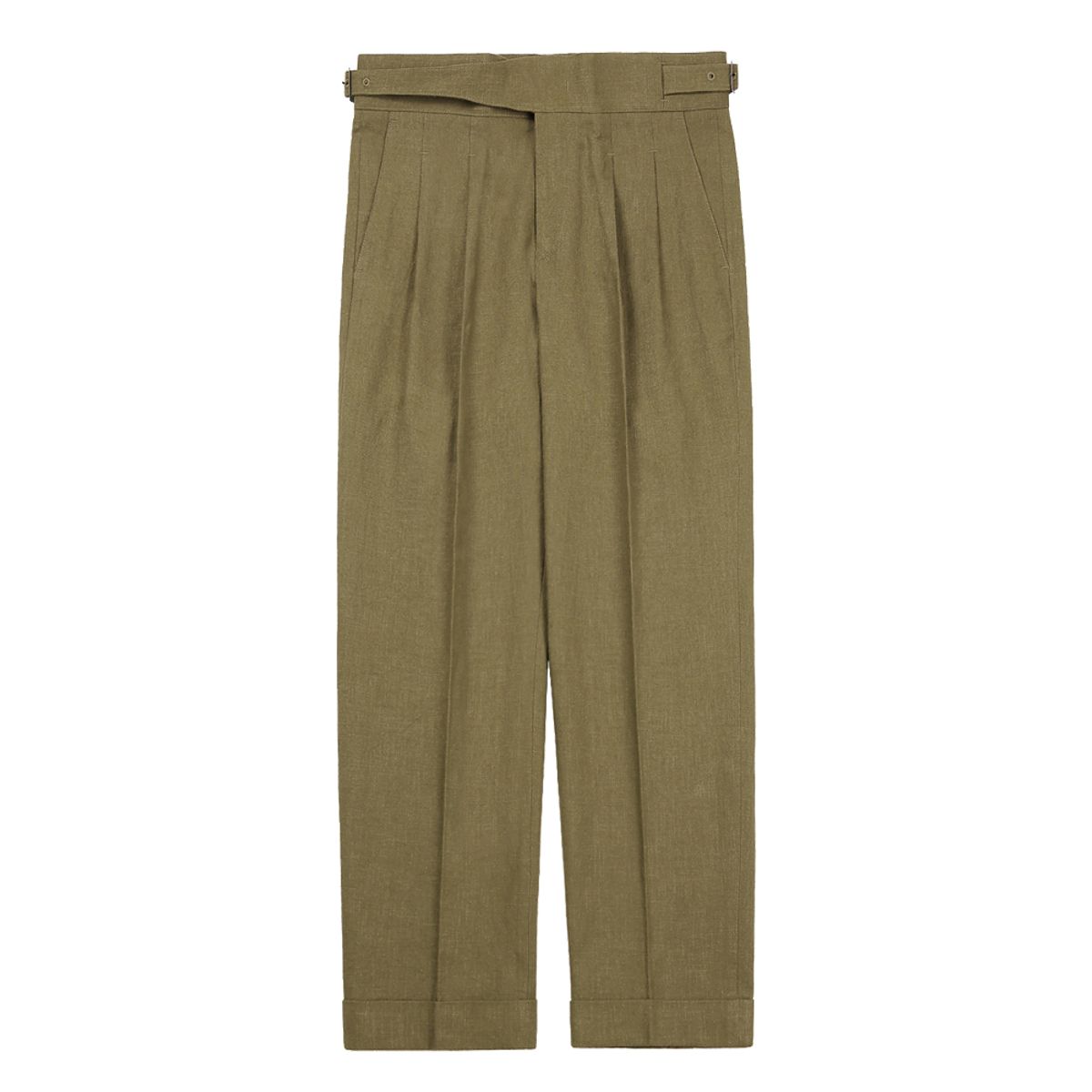 솔티(SORTIE) 8s Linen Gurkha Trousers (Beige)