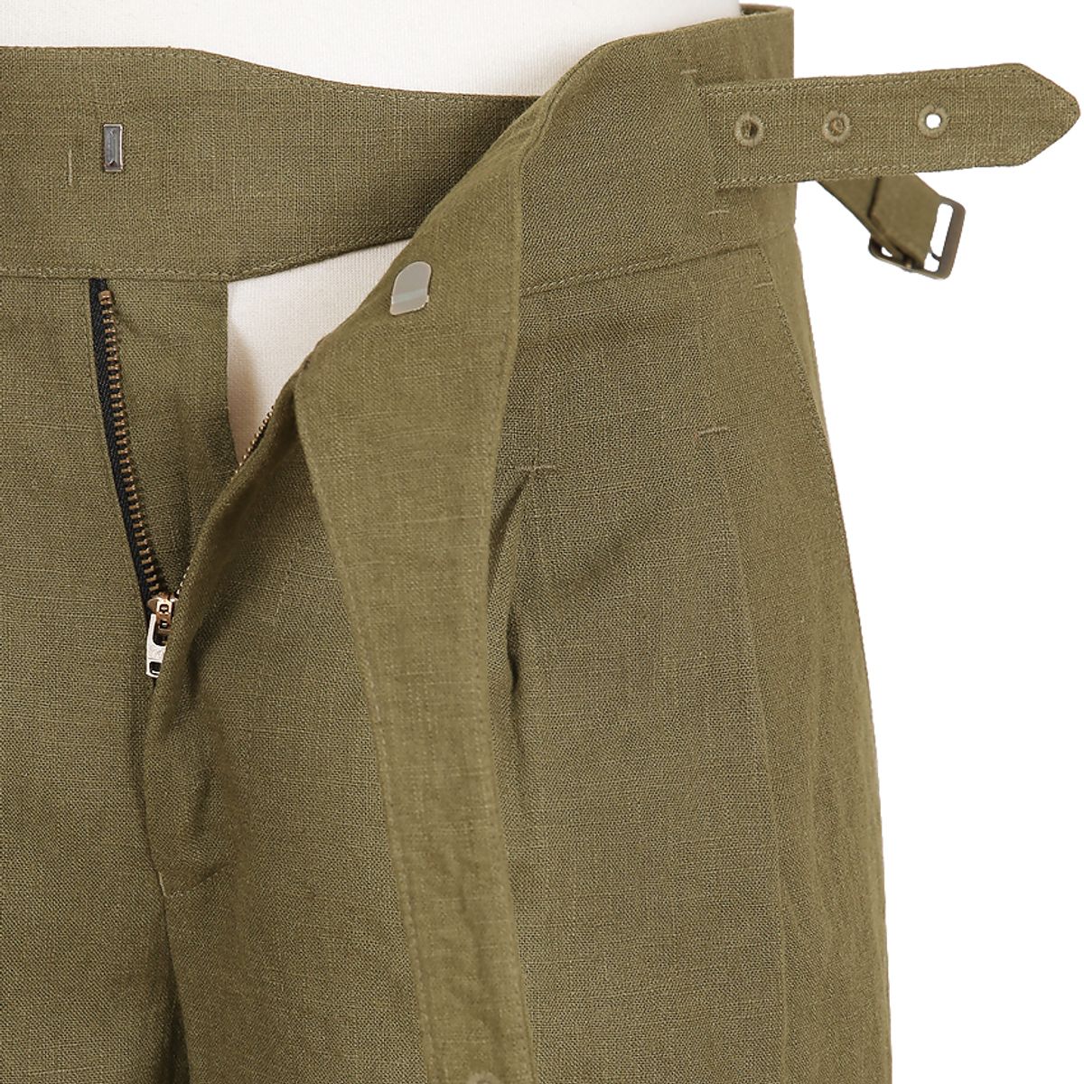 솔티(SORTIE) 8s Linen Gurkha Trousers (Beige)