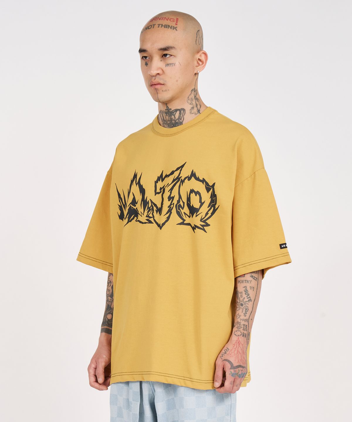 아조바이아조(AJOBYAJO) Eenergie AJO T-Shirt [YELLOW]