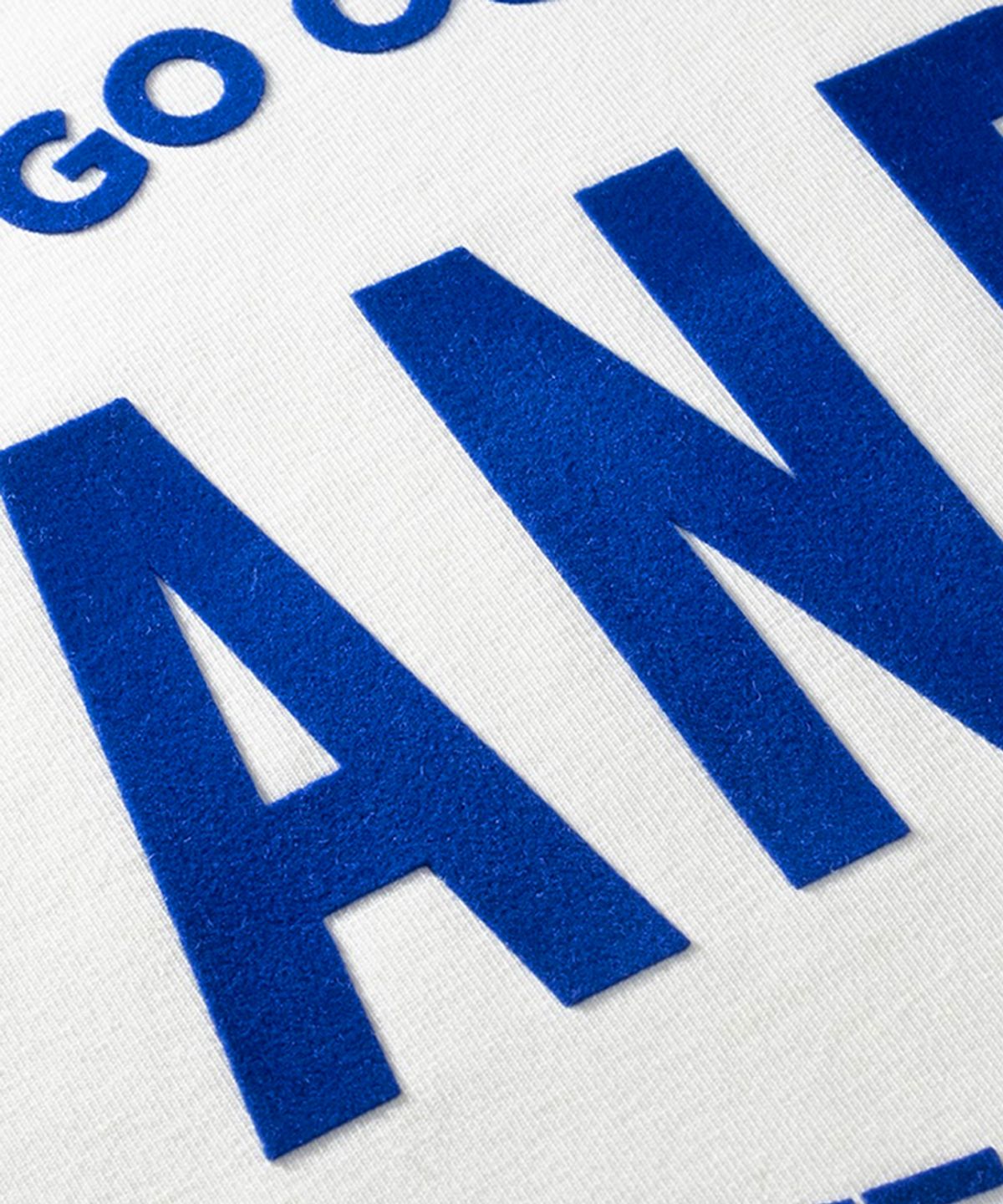 앤드 골프(AND GOLF) Mock Neck Big Logo T shirts Ivory