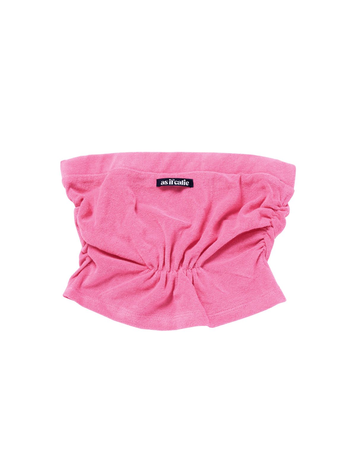 에즈이프 캘리(ASIF CALIE) SHIRRING TUBE TOP PINK