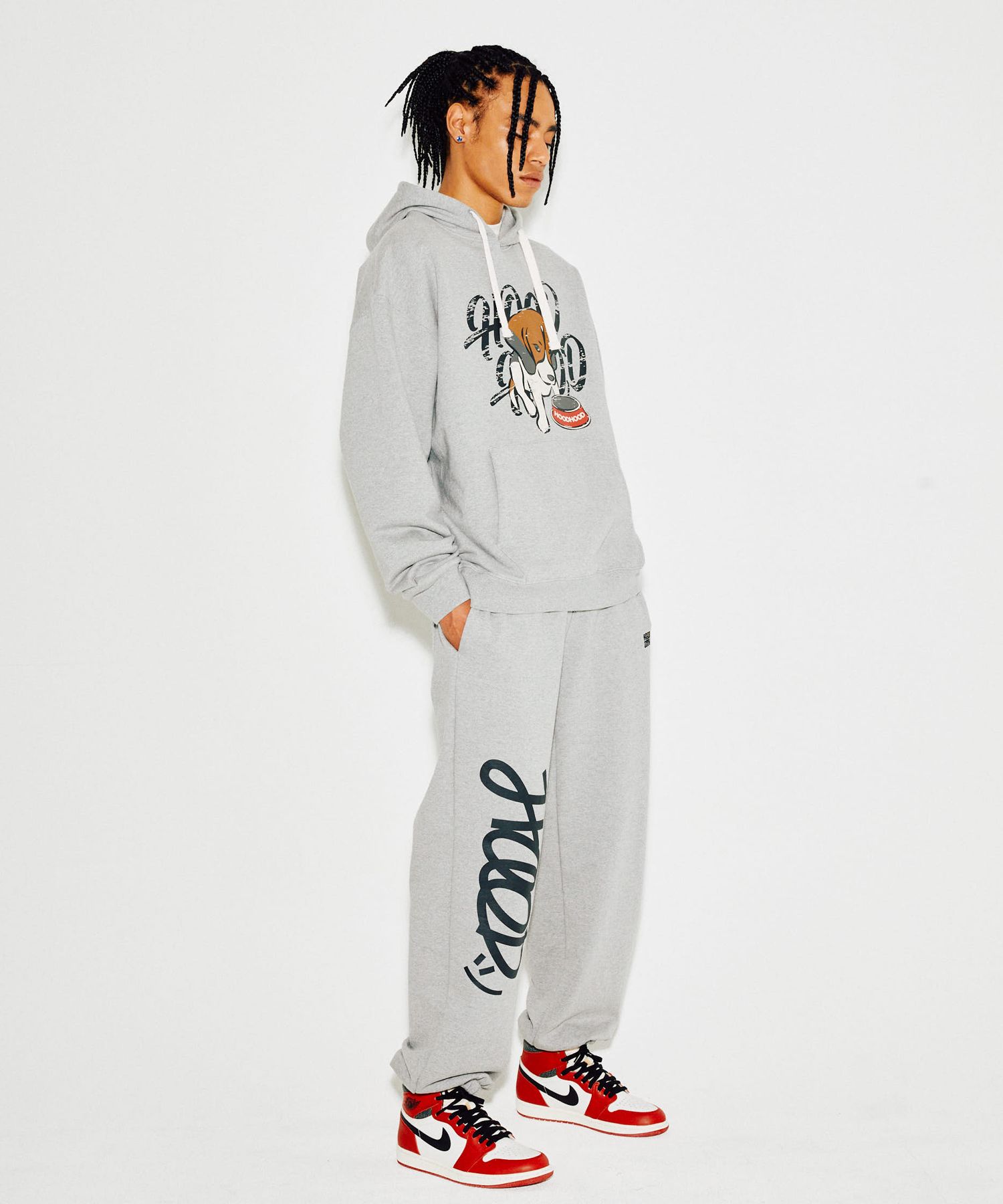 スウェットパンツ [HOODHOOD] Signature logo sweatpants (GRAY) MUSINSA | HOODHOOD Signature Logo Sweatpants Gray