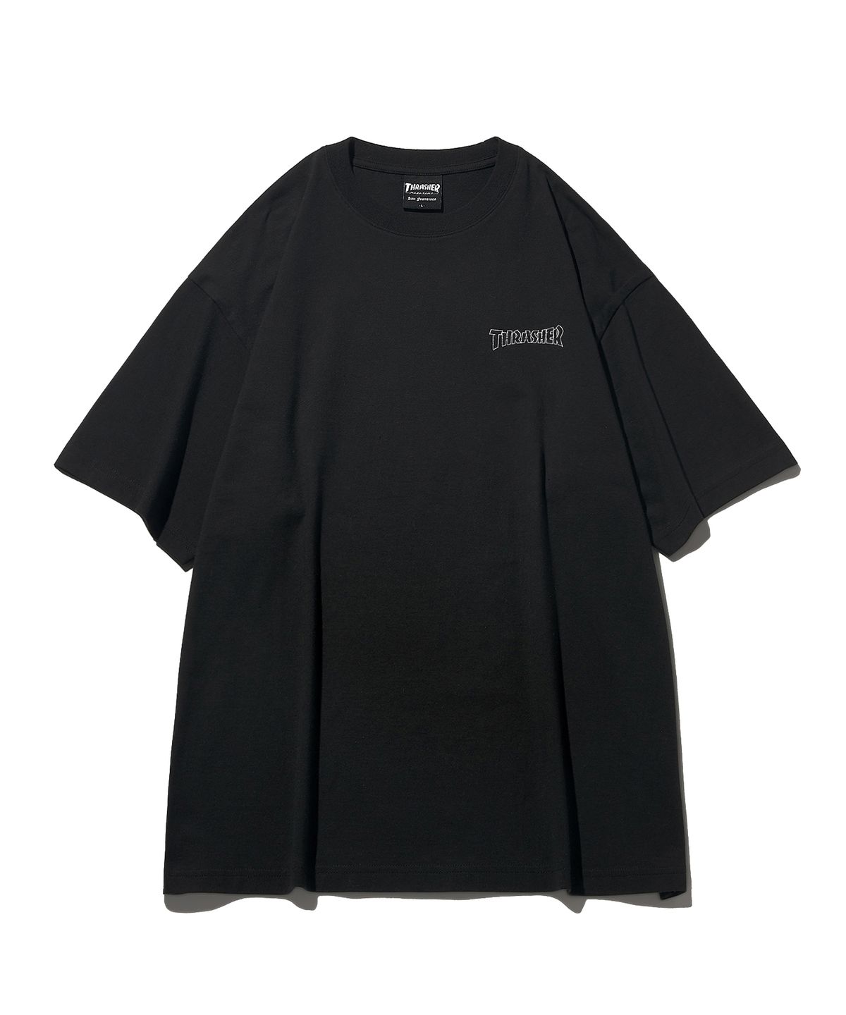 트레셔(THRASHER) 펜타그램 반팔 티셔츠 블랙