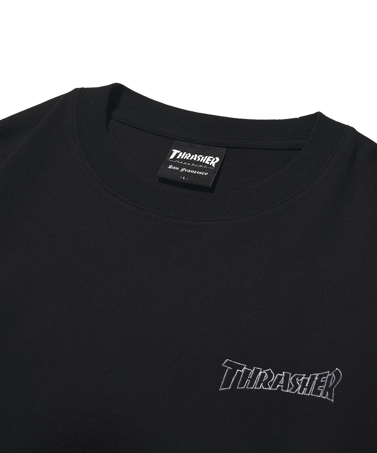 트레셔(THRASHER) 펜타그램 반팔 티셔츠 블랙