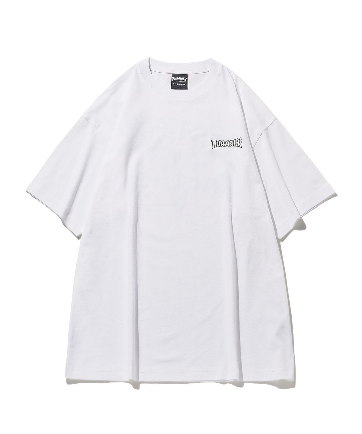 트레셔(THRASHER) 펜타그램 반팔 티셔츠 화이트