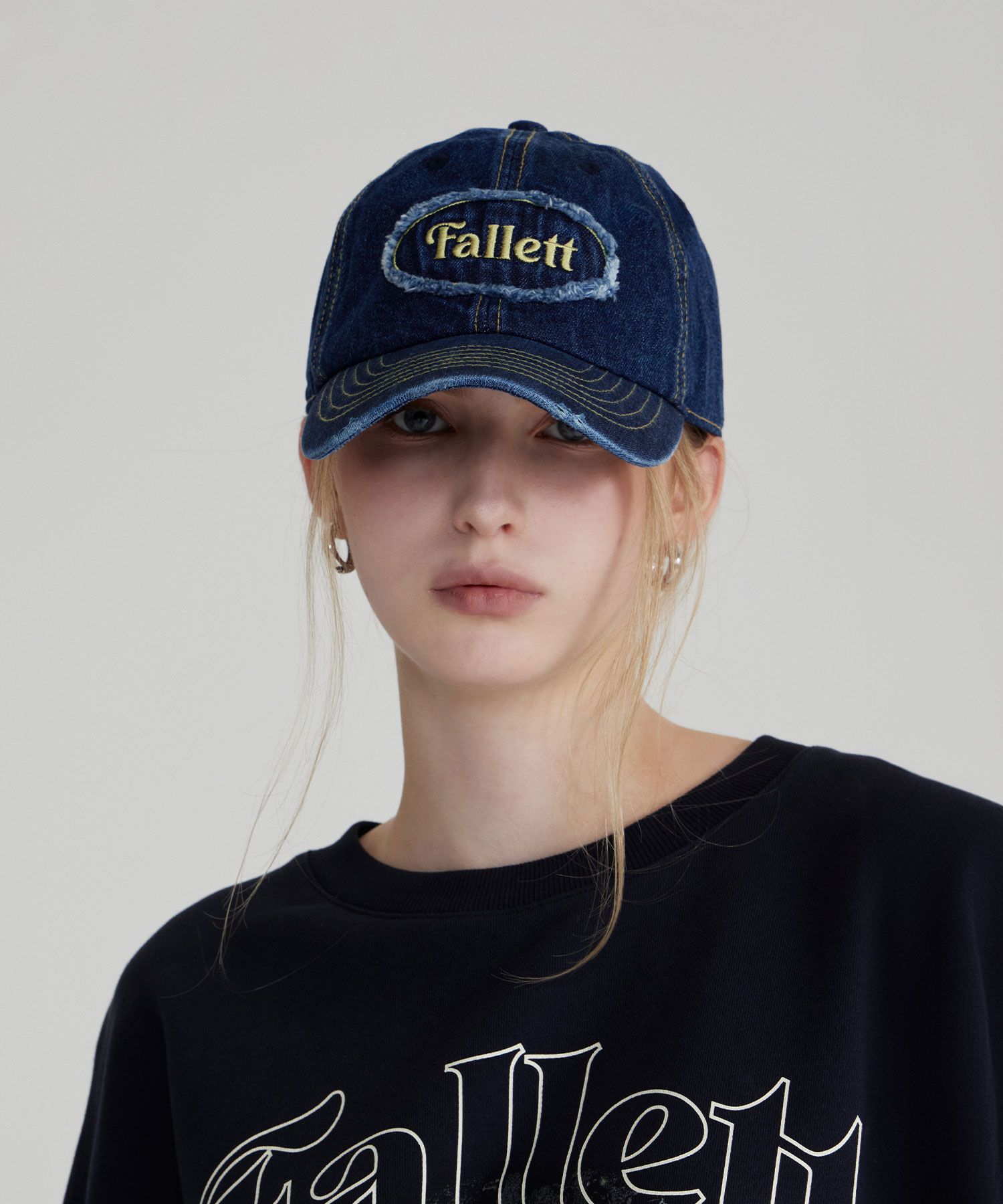MUSINSA | FALLETT Vintage Ball Cap Indigo