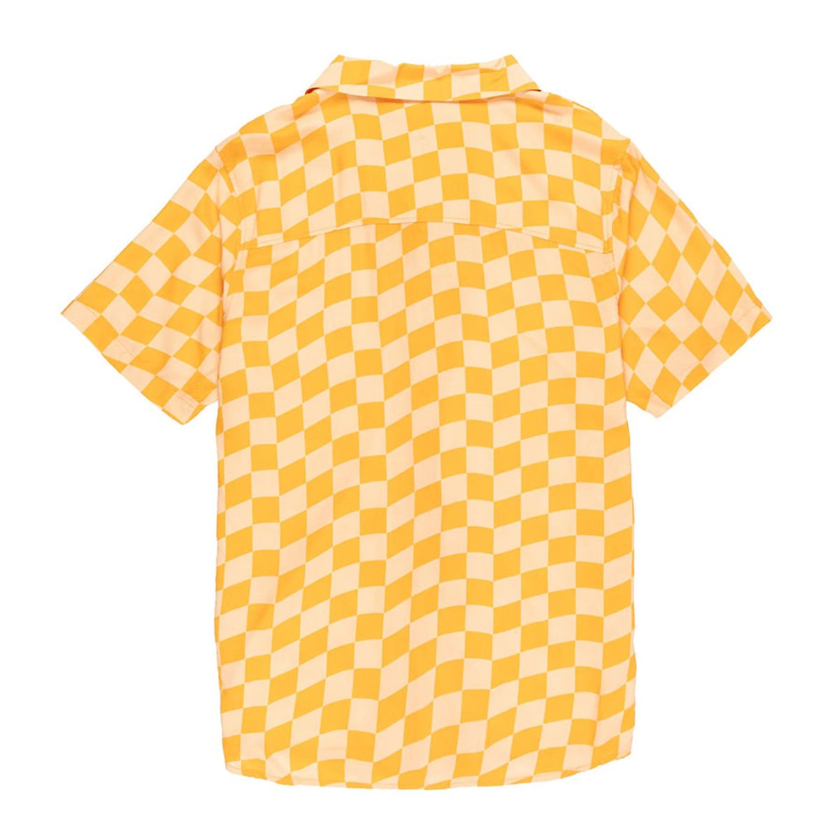 폴러스터프(POLERSTUFF) 알로하 셔츠 WAVY CHECK YELLOW