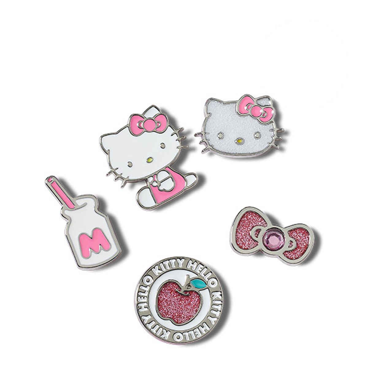 크록스(CROCS) 지비츠 HELLO KITTY ELEVATED 5PCK