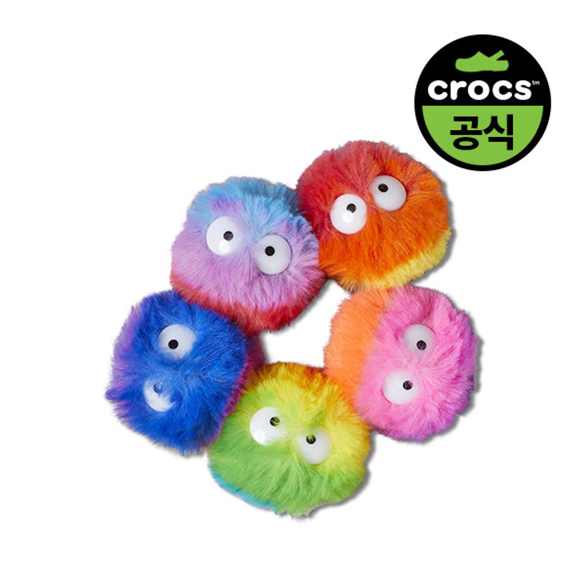 크록스(CROCS) 지비츠 FUZZYPUFFCHARACTERS5PACK