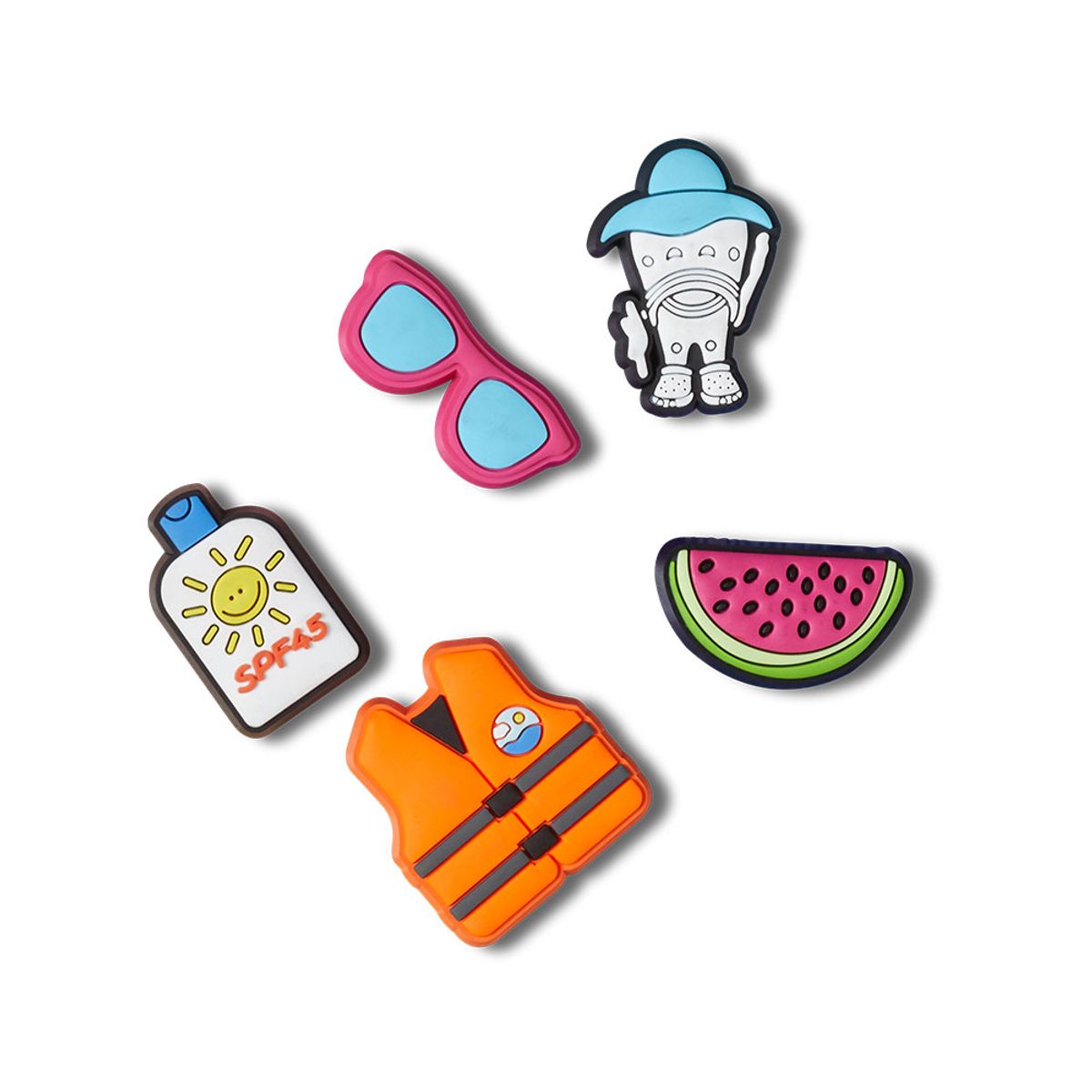 크록스(CROCS) 지비츠 데이 인 더 레이크 5 SET