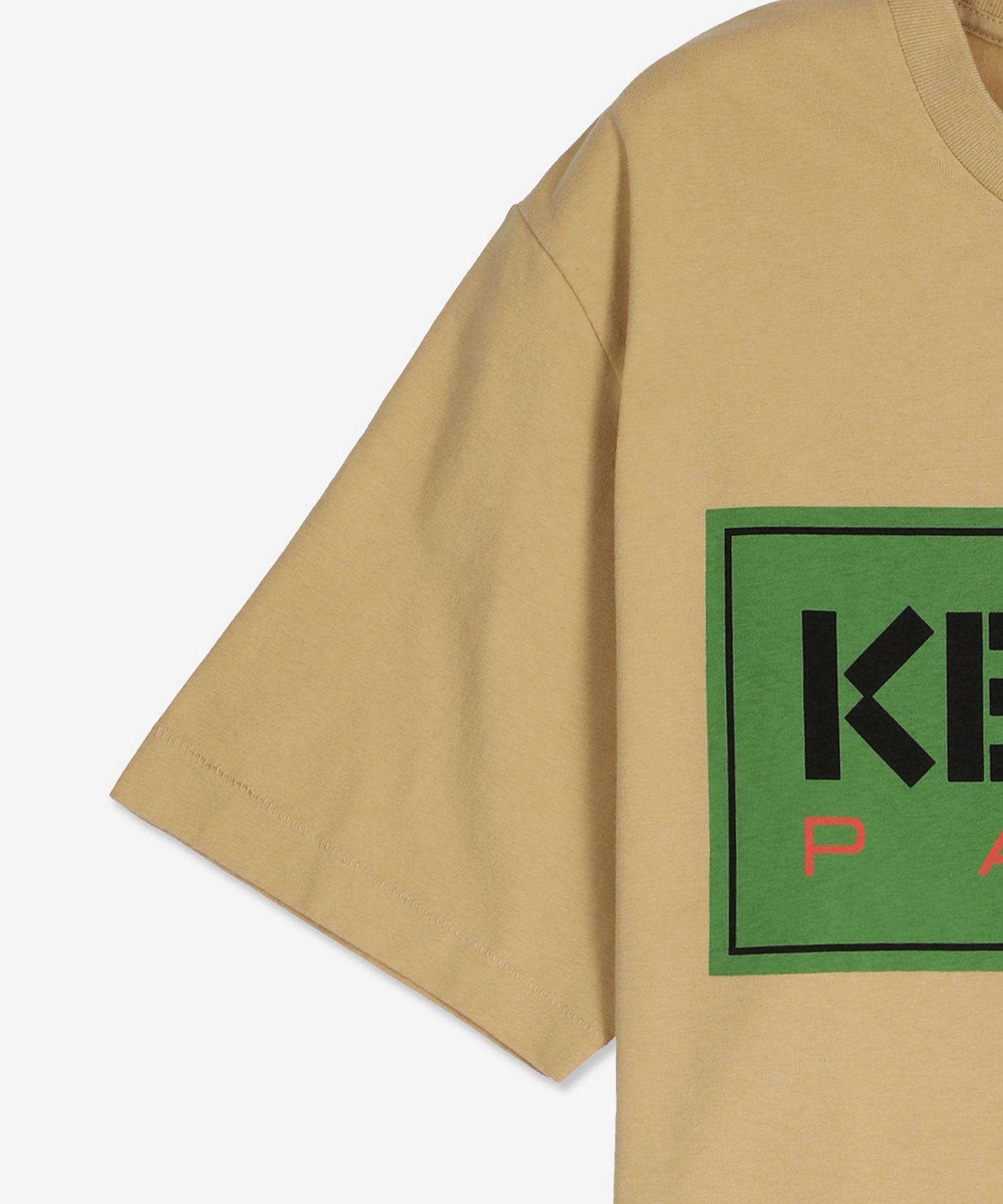 ★KENZO★ Paris Classic Short Sleeve T-Shirt Beige FC65TS413 MUSINSA | KENZO Paris Classic Short-Sleeved T-Shirt - Beige