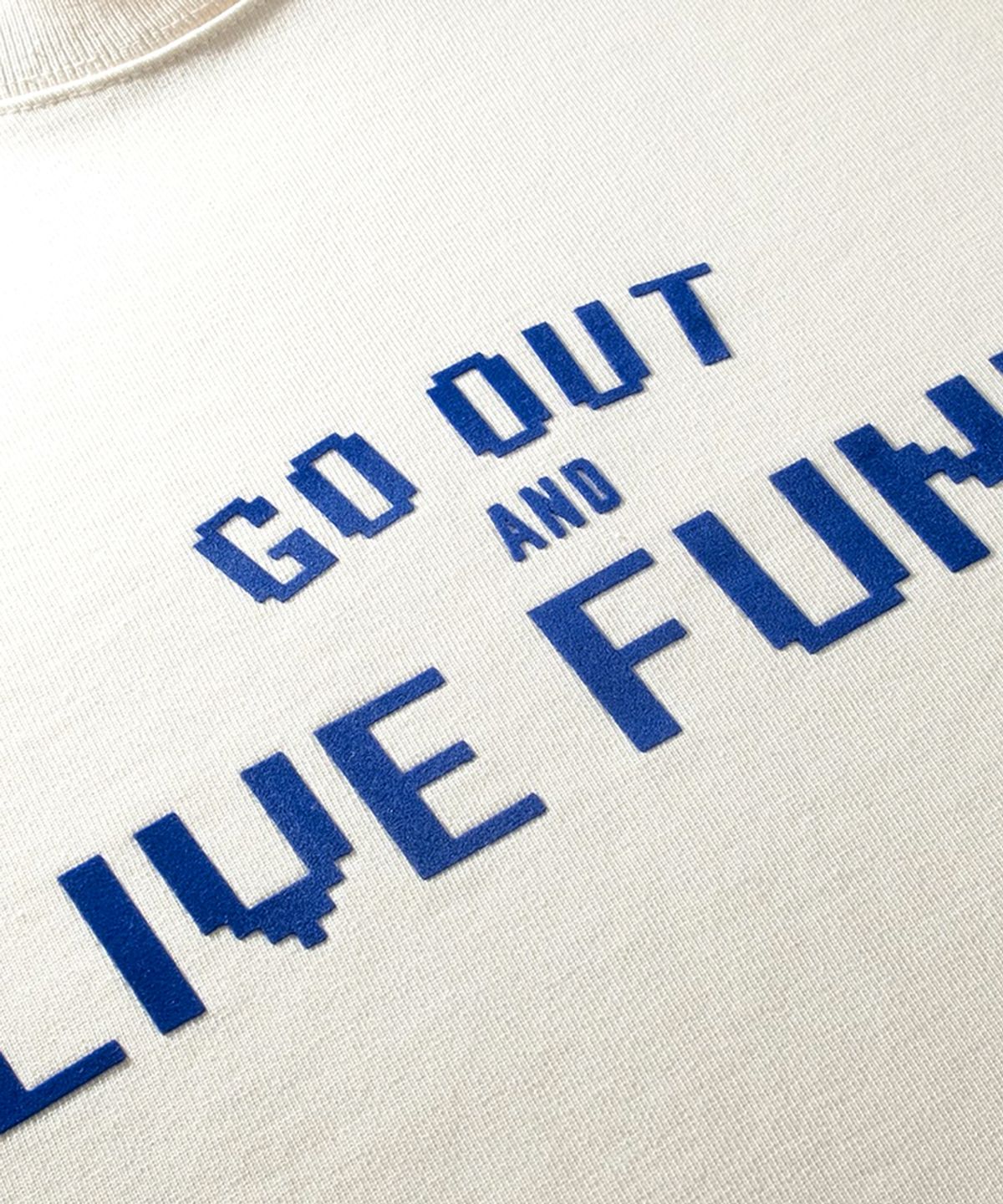 앤드 골프(AND GOLF) Live Funky Sweatshirt Ivory