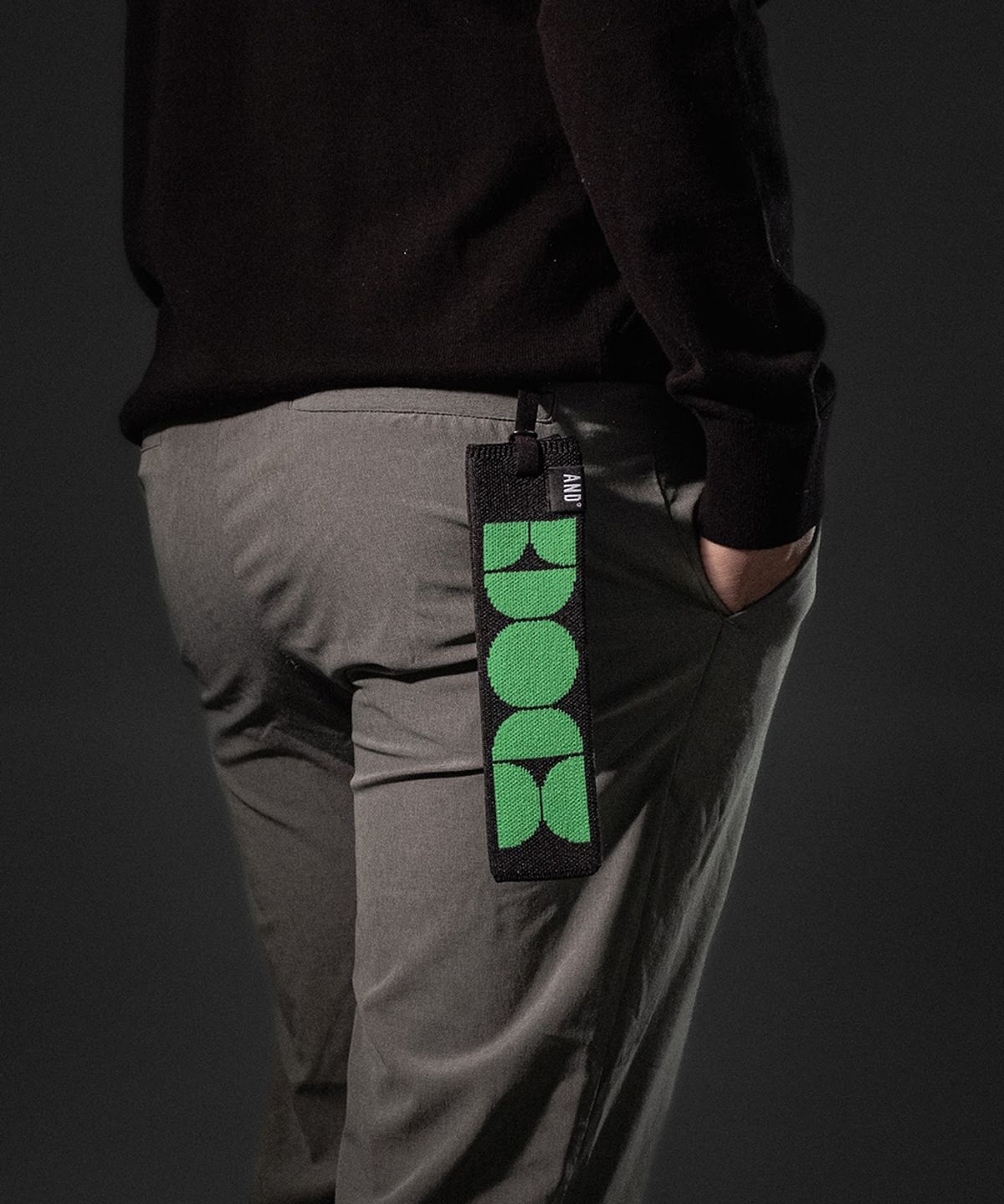 앤드 골프(AND GOLF) Pleats Ball Towel Modern Green