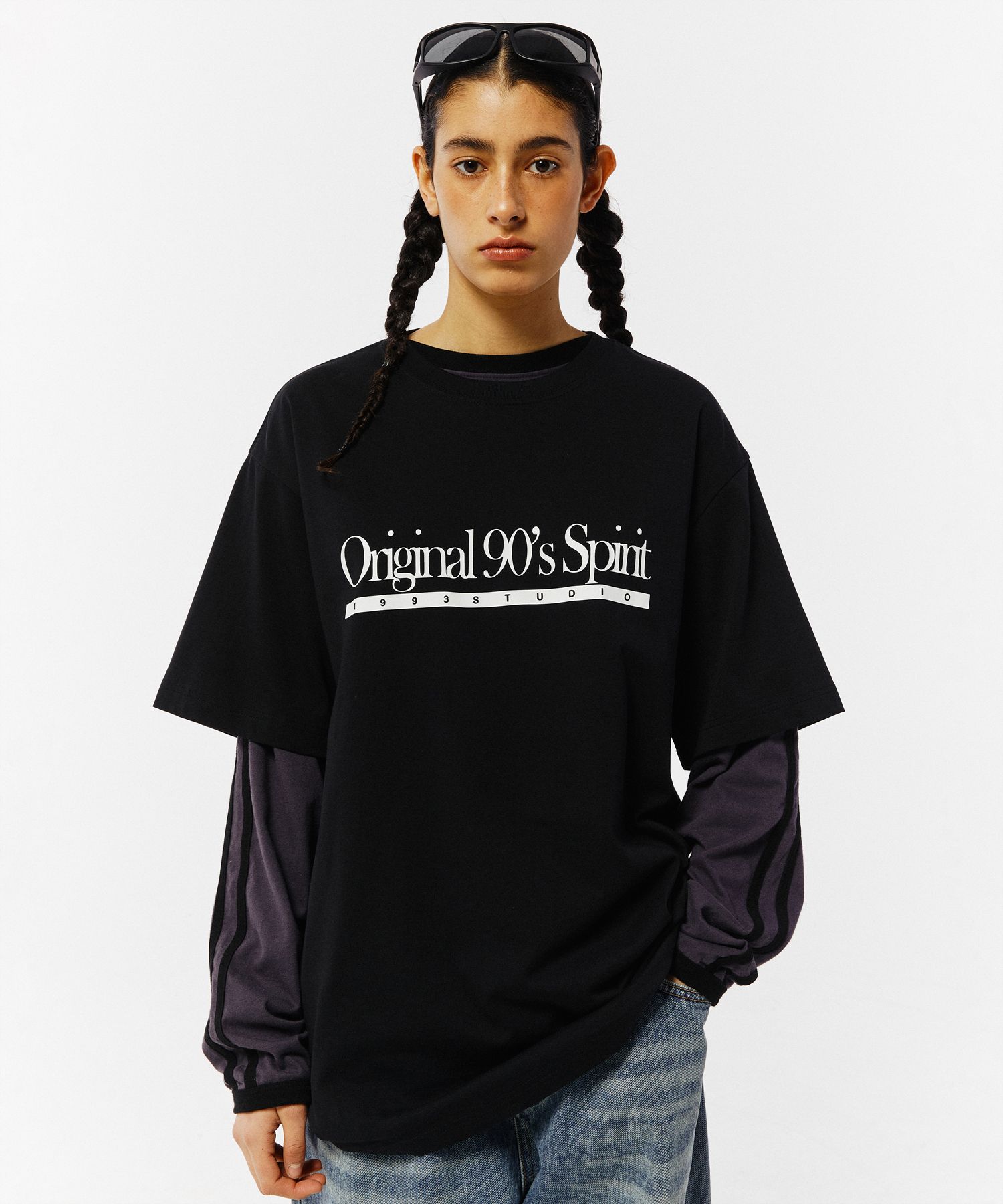 MUSINSA | 1993STUDIO [2PACK] Cool Cotton Original 90S T-shirt