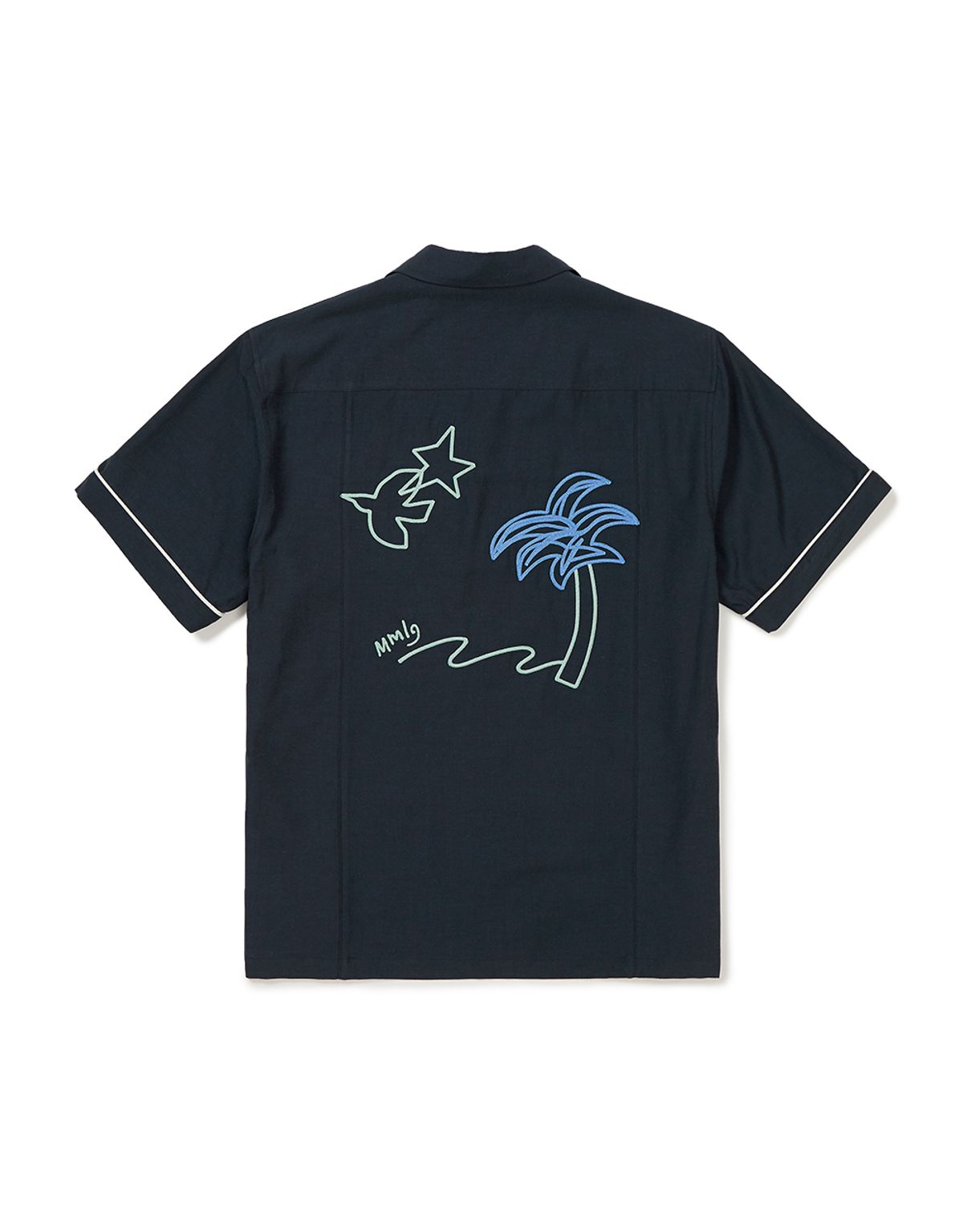 엠엠엘지(MMLG) [Mmlg] CREW SPORT SHIRT (NAVY)