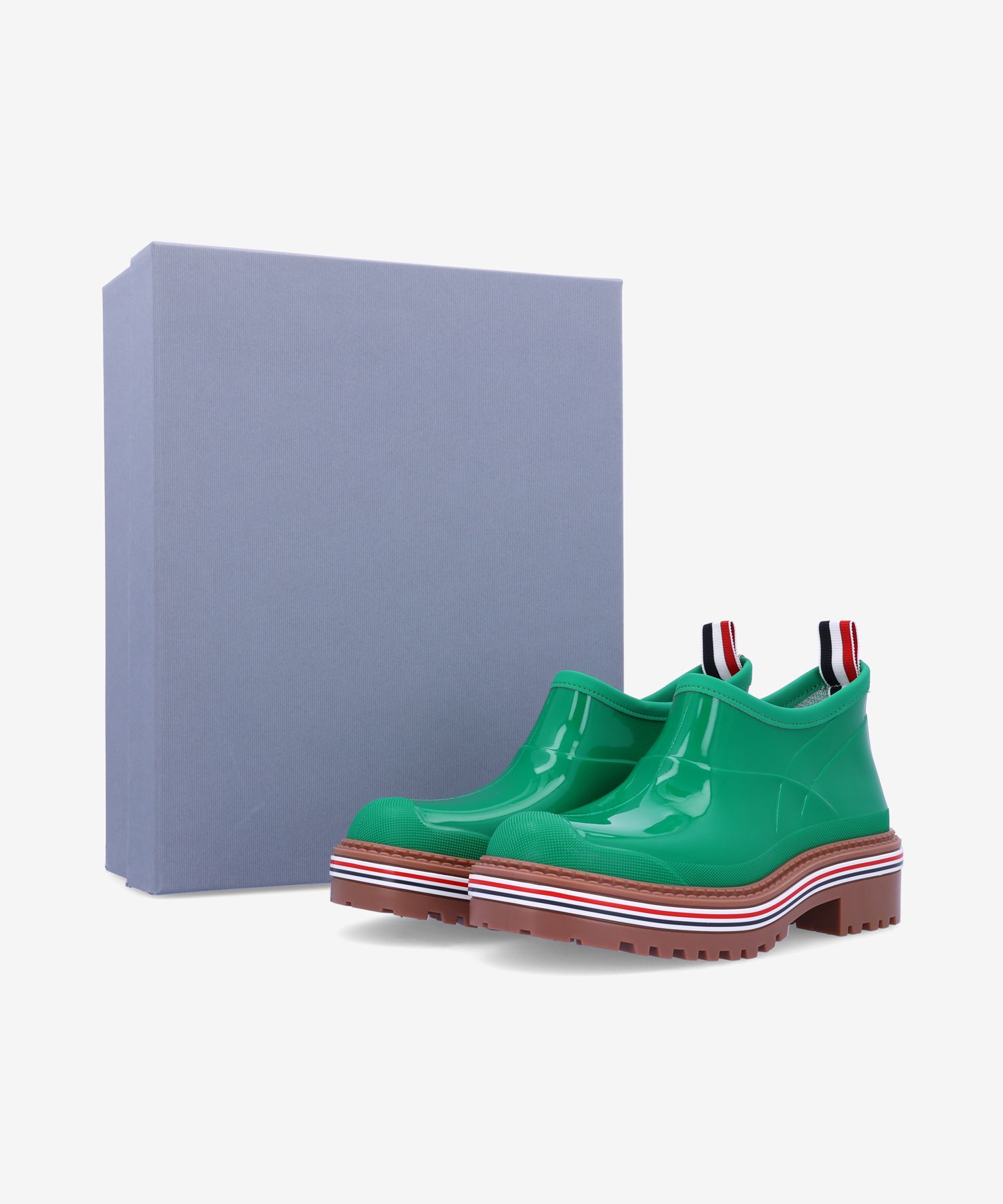 [Thom Browne]★rain boots★Green MUSINSA | THOM BROWNE Mold Rubber Garden Boots - Green