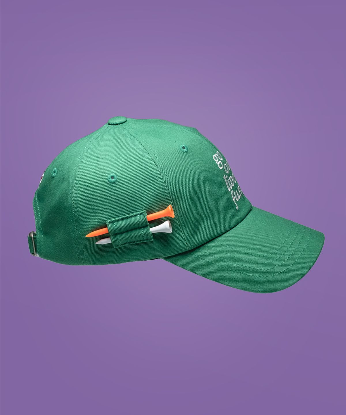 앤드 골프(AND GOLF) Slogan Ball Cap Green