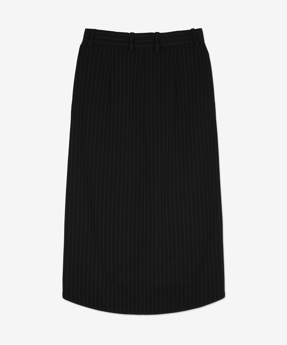 발렌시아가(BALENCIAGA) 아워글래스 스커트 - 블랙:화이트 / 725121TNT361070