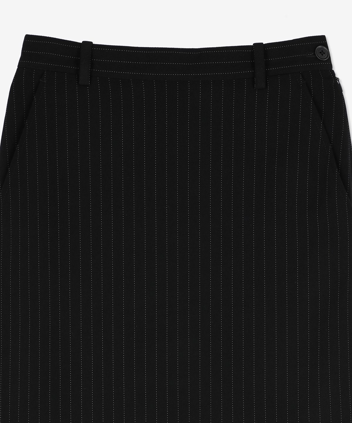 발렌시아가(BALENCIAGA) 아워글래스 스커트 - 블랙:화이트 / 725121TNT361070