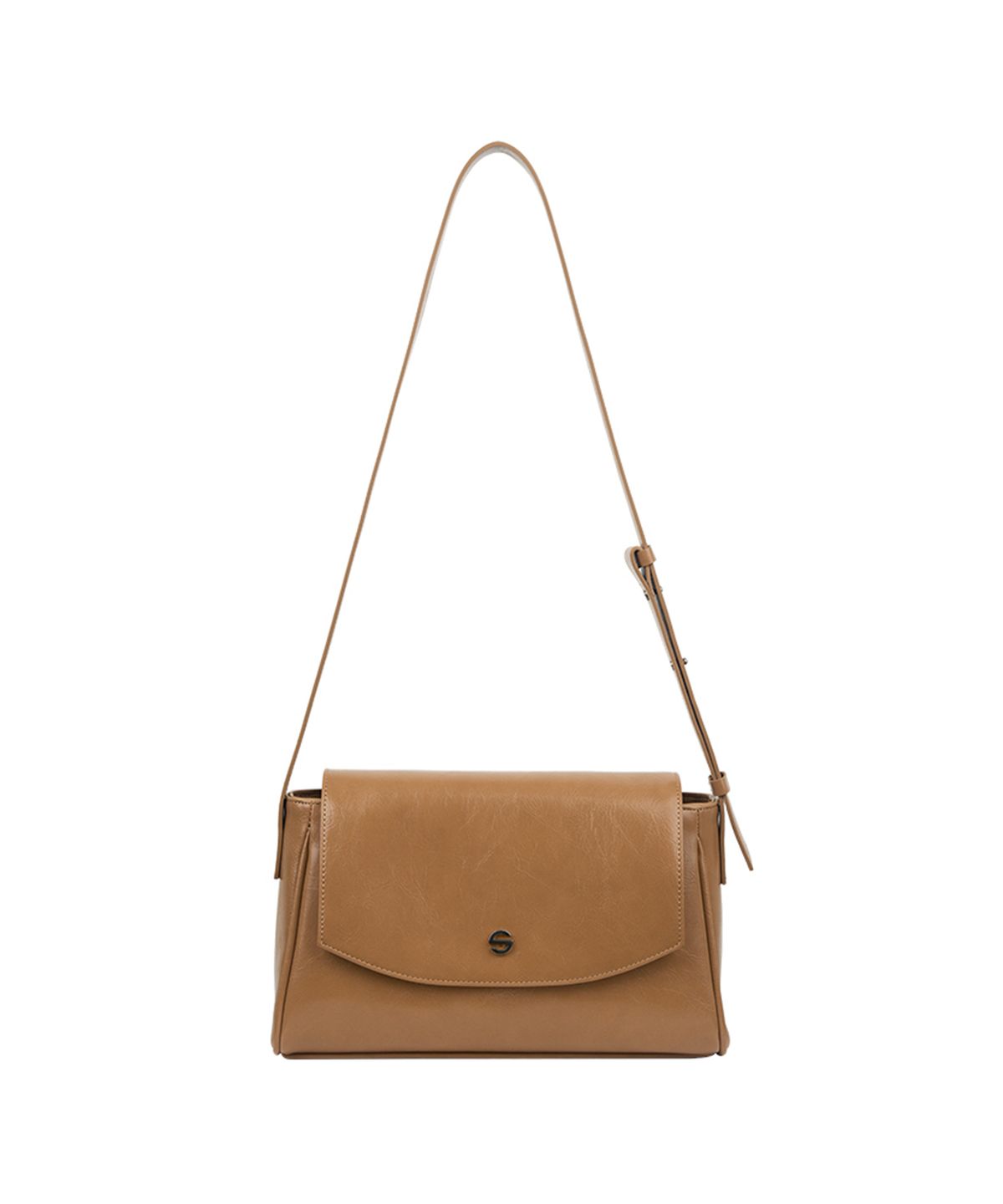 세미코드(SEMICODE) capture bag mini - crinkle dark beige