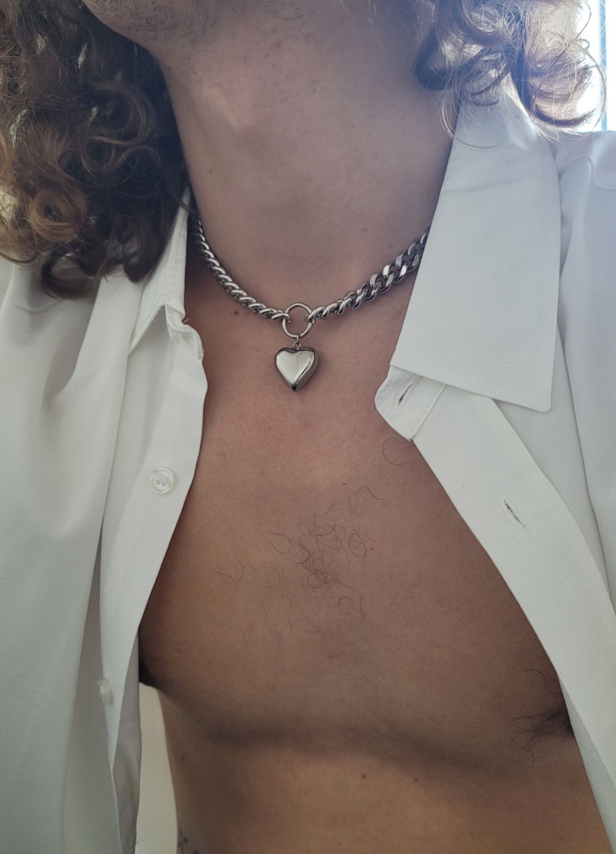에이지47(AG47) 23-Necklace45 Heart Cuban chain